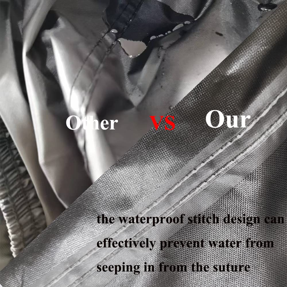 Chikia 420D Heavy Duty Utv Cover Waterproof For Hisun 400 450 500 550 700 750 Axis Massimo Tboss,Coleman,Cfmoto Uforce Zforce,Ya