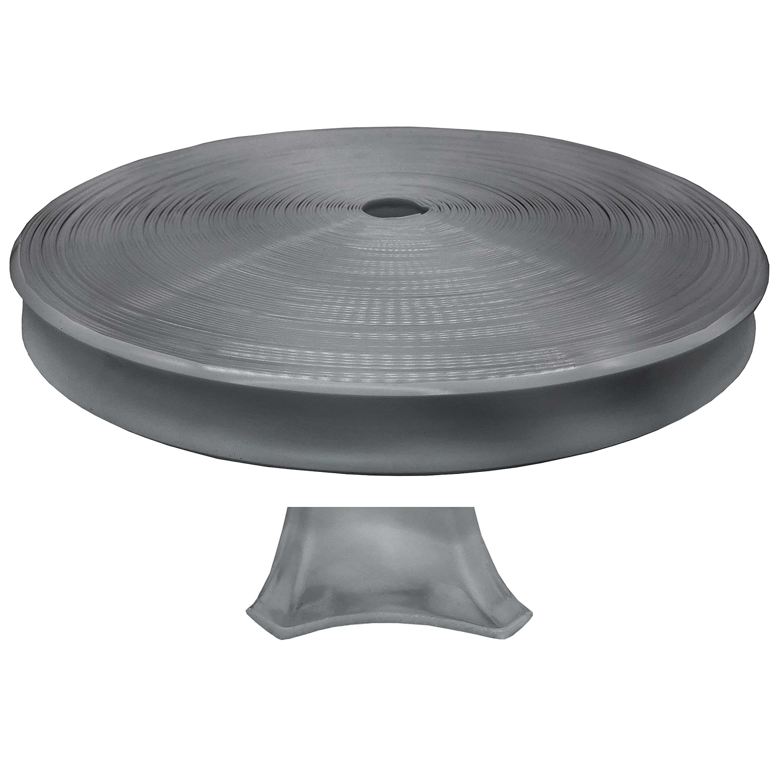 Automotive Authority Silver Vinyl 1 Insert Molding Trim Screw cover RV camper Travel Trailer (Silver, 50 ft)