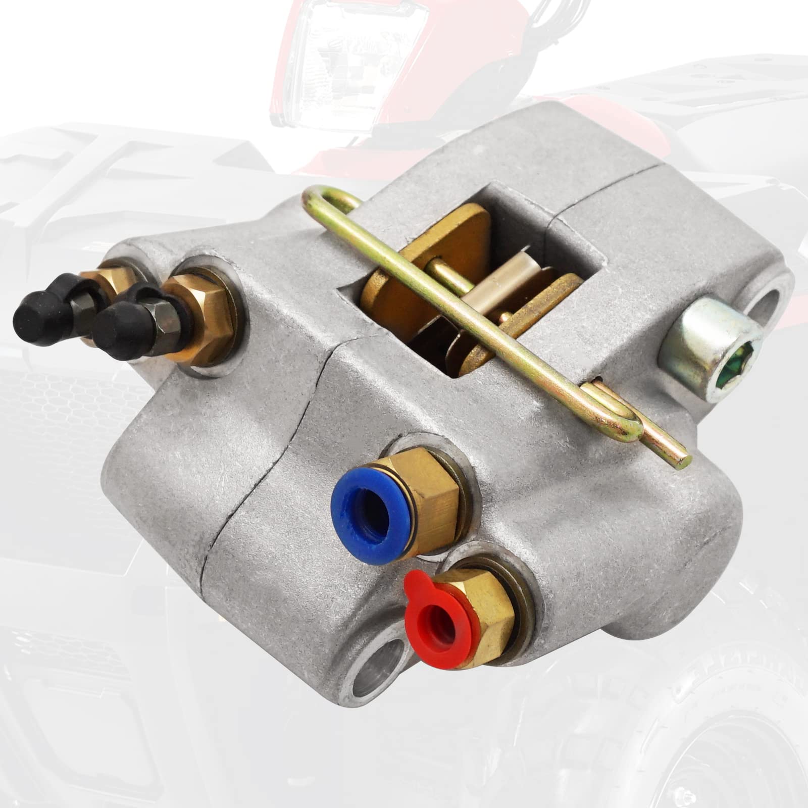 M MATI Rear Brake Caliper Assembly 1910553 for Polaris Sportsman 335 400 500 Diesel 455 Worker with Pads