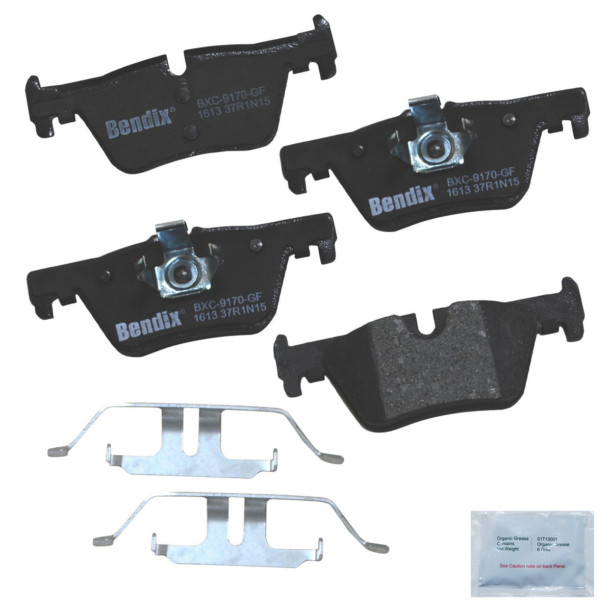 Bendix Priority1 Cfc1613 Ceramic Rear Brake Pads For Select Models Bmw 118I,120I,220I,228I,228I Xdrive,230I,230I 318I,320I,320I 