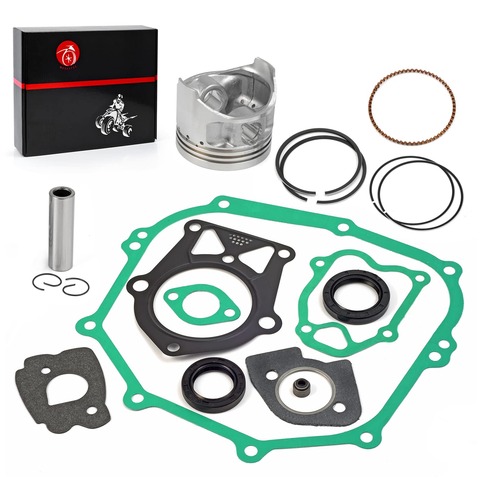 285Cc Engine 4 Stroke Top End Piston & Ring And Gasket Seal Kit Standard Bore For Yamaha Golf Cart G2 G5 G8 G9 1985-1995 G11 199