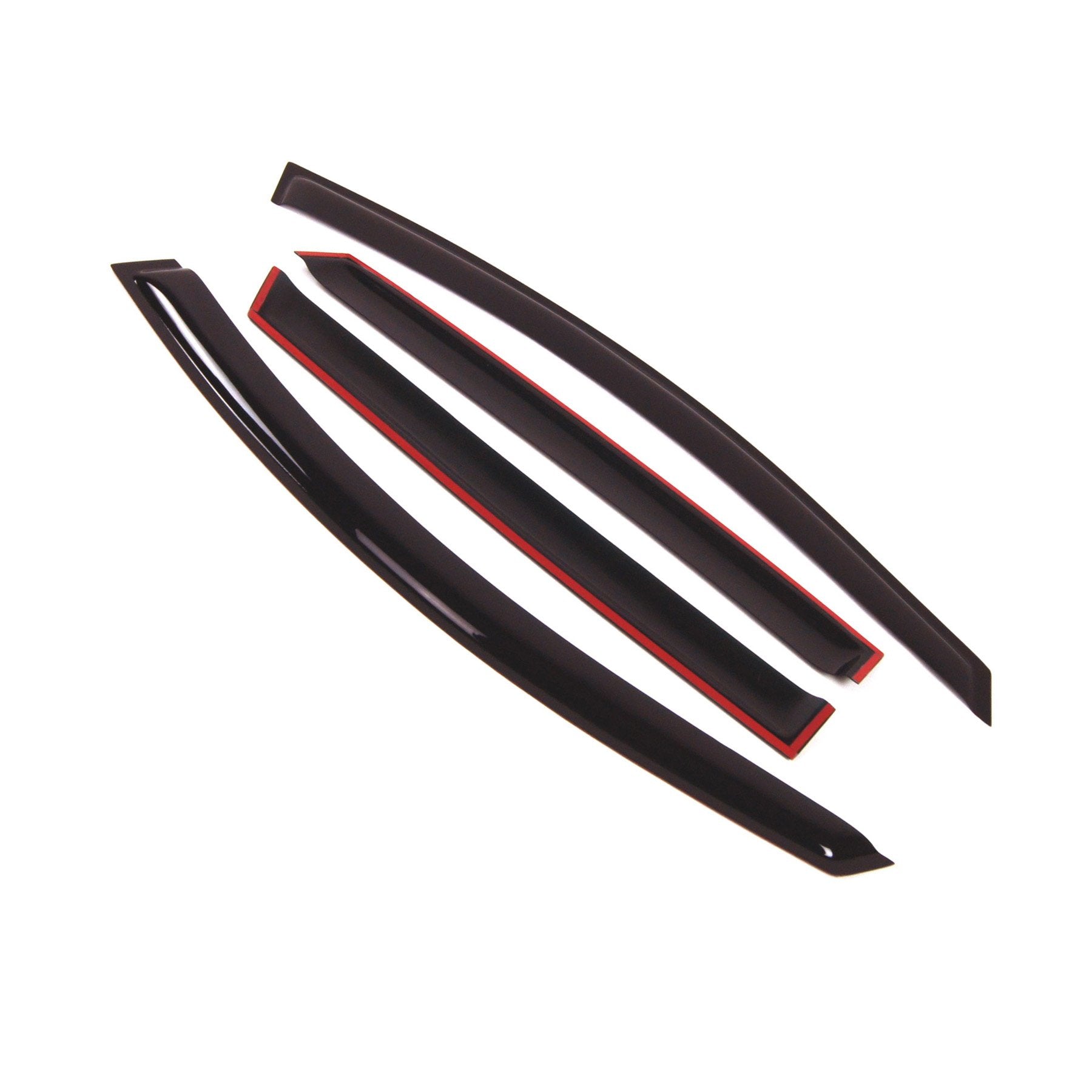 Car Window Rain Guard | Outside Mount Visors Auto Side Window Deflectors | Windows Visor Rain Shields Compatible With 2008-2017