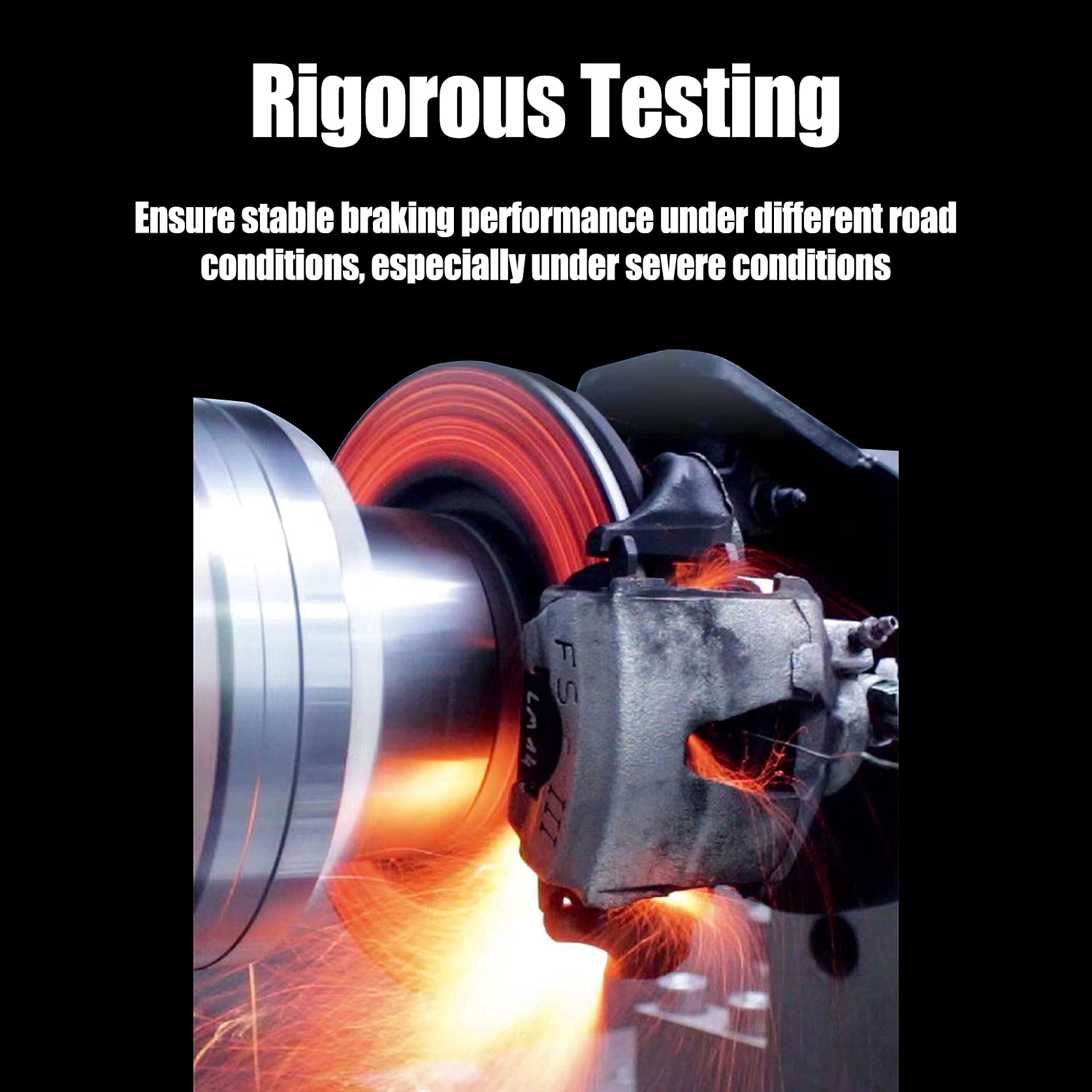 Sintered Brake Pad 2206025 & 2203318 For 2015-2020 Polaris RZR 900(all Edition), 2015-2021 Polaris RZR S 900 EPS Premium, 2016-2