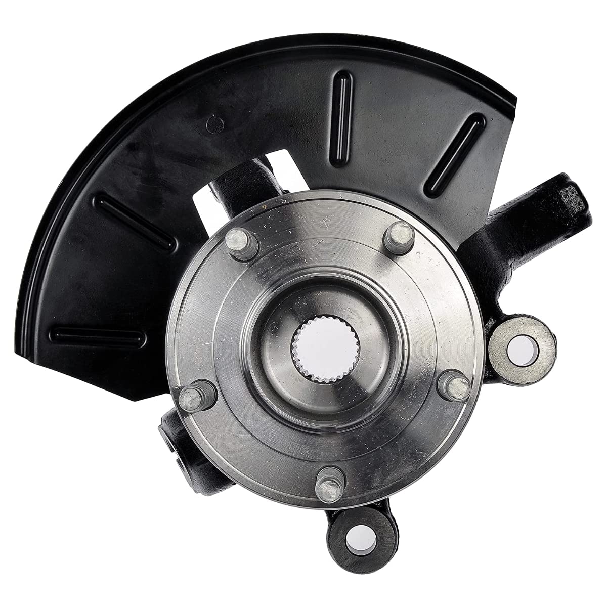 Autoshack Front Steering Knuckle & Wheel Bearing Hub Assembly 5 Lugs Passenger Side Replacement For 2005-2012 Ford Escape 2005-2011 Mercury Mariner 2005 2006 2008-2011 Mazda Tribute 4Wd Fwd Kn798406