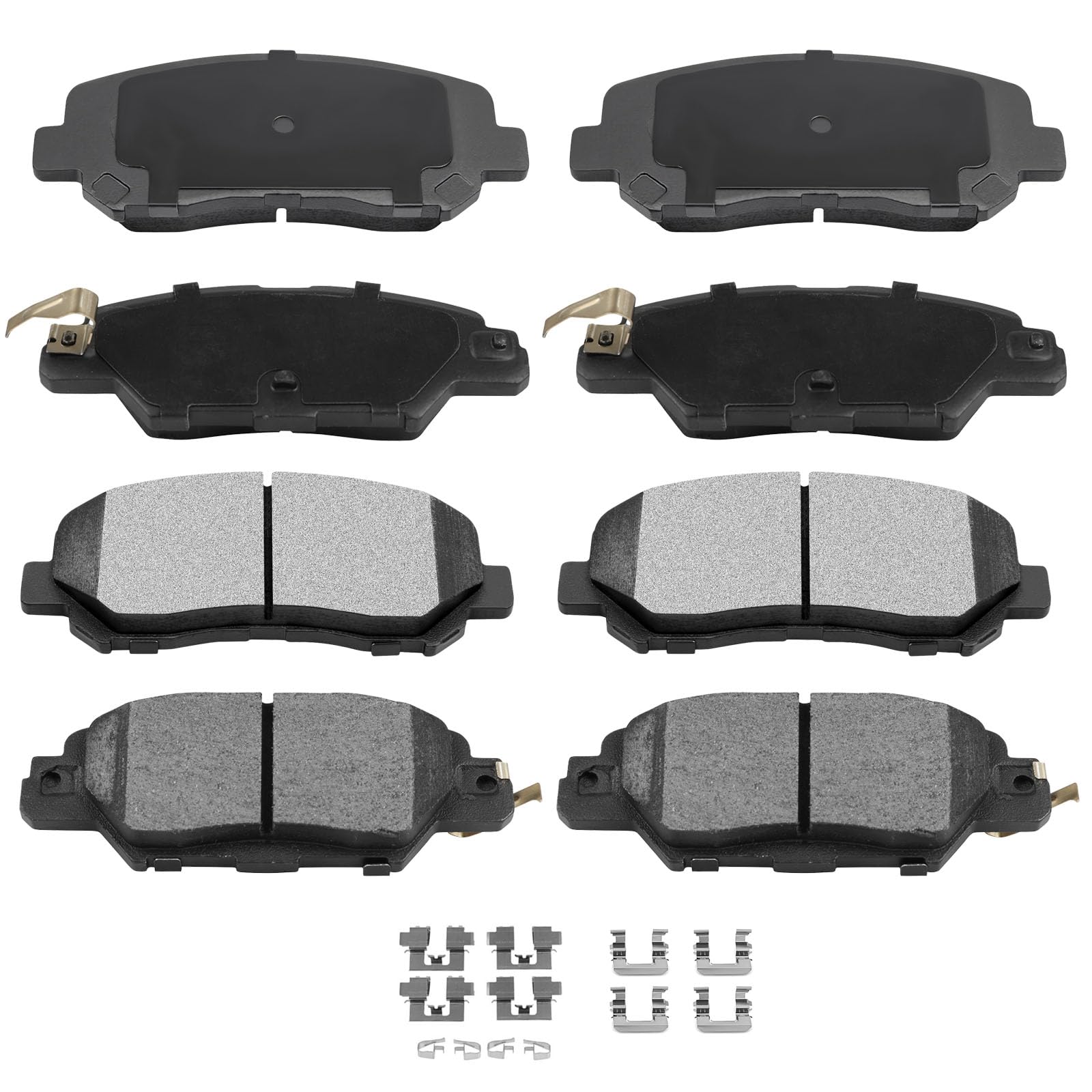 Automuto 8Pcs Front & Rear Ceramic Disc Brake Pads Set D1623 D1846 For Mazda Cx-5 2016-2021