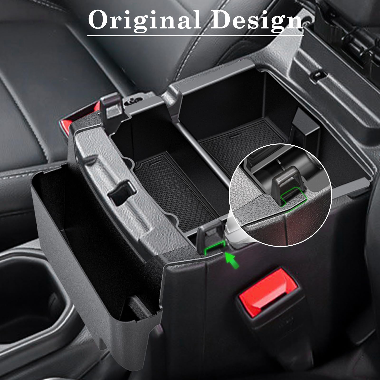 Eamplest Center Console Organizer for Jeep Wrangler JL/JLU 2018-2023 2024 and Gladiator JT 2020-2023 Accessories Gear Shift Side