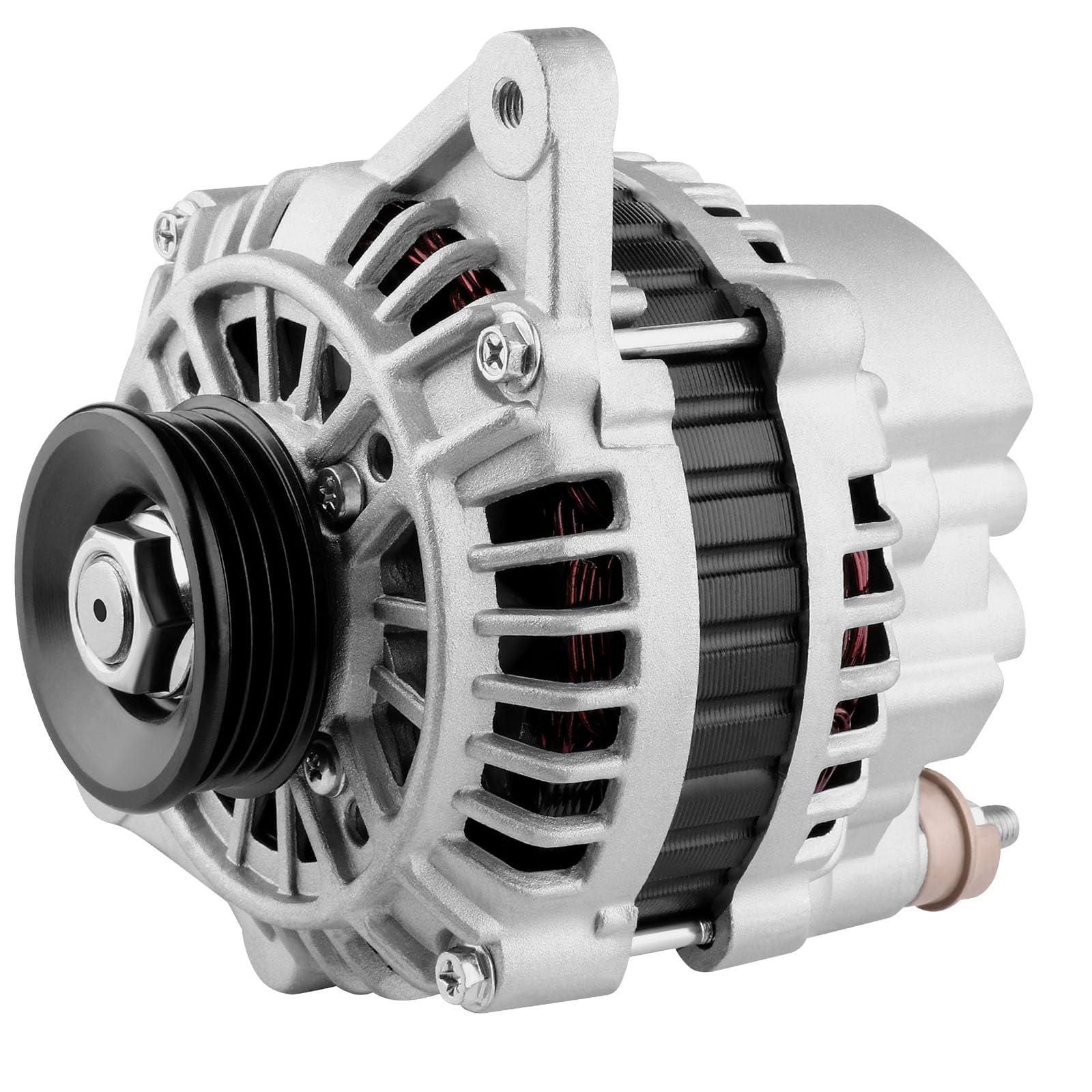 SCITOO Compatible Alternators 13973 Replacement fit for Hyundai Elantra Tiburon Tucson 2.0 Kia Spectra for Sportage 2.0 2005 200