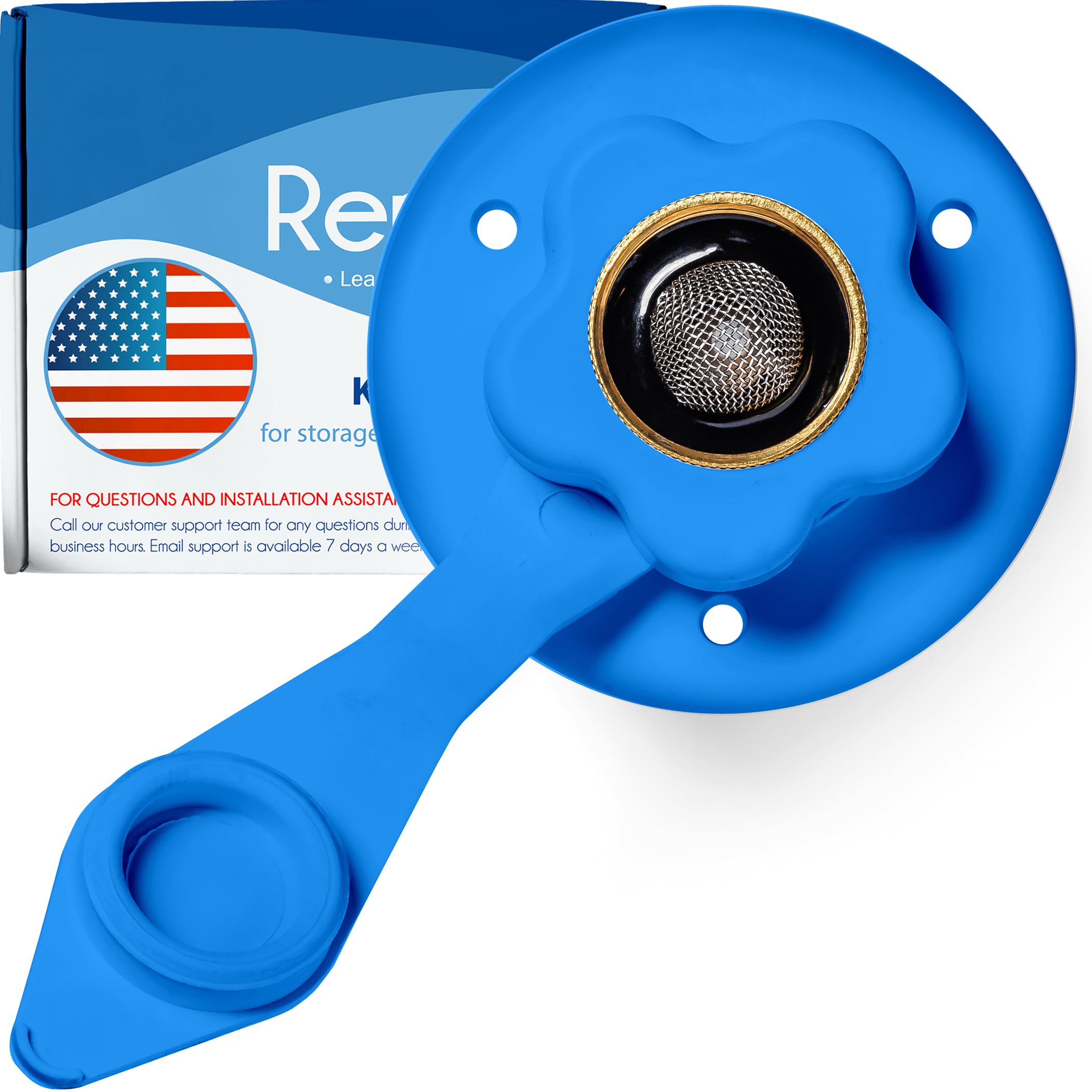 Renator Rv Water Inlet Connection. Rv City Water Inlet With Check Valve. Inlet Hose Connector. Hose Flange Hookup For Rv Camper