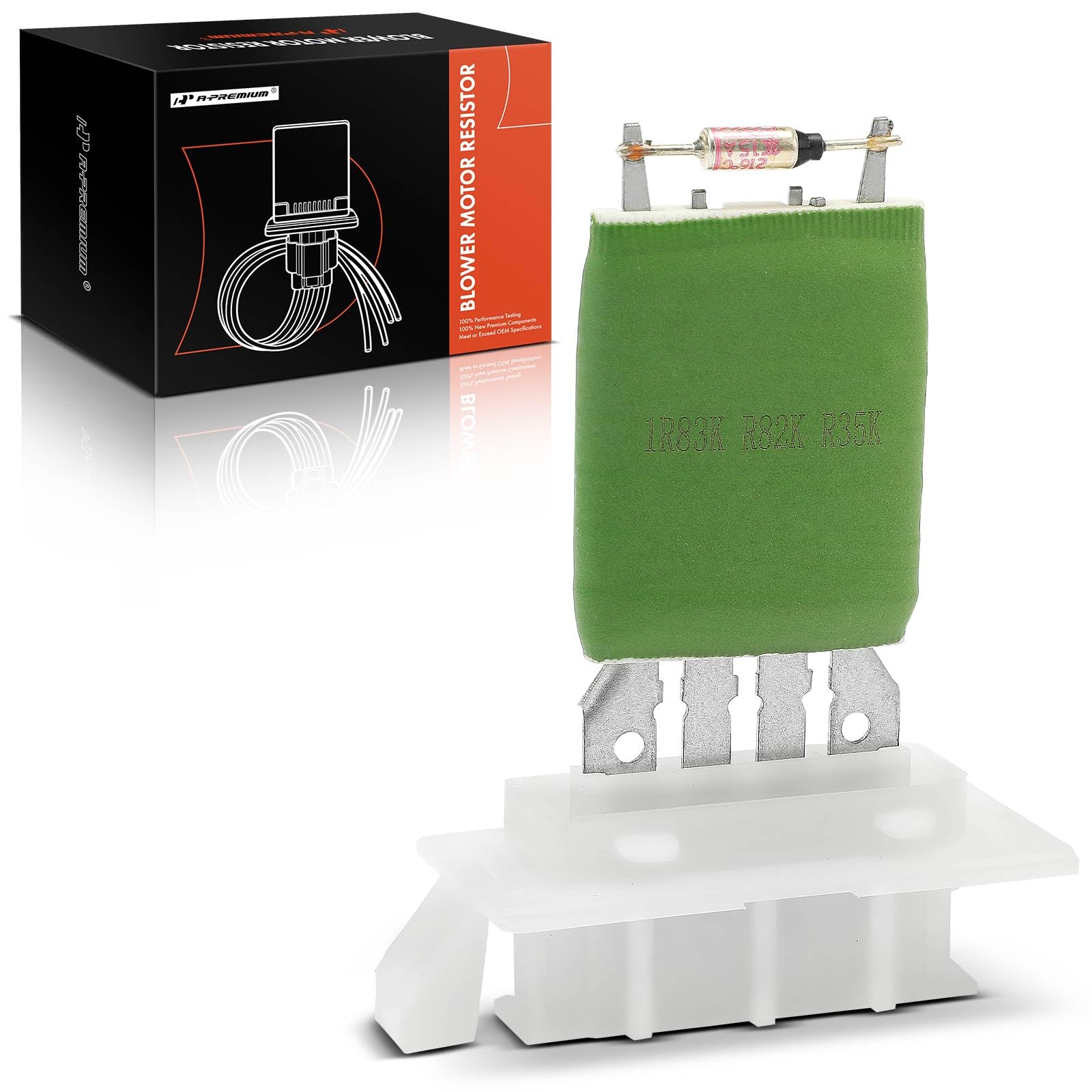 A-Premium Blower Motor Resistor Replacement For 1K0959263A Volkswagen Jetta 2005-2014 Passat 2006-2010 Tiguan 2009-2017 Beetle Golf Cc Eos Gti R32 Rabbit