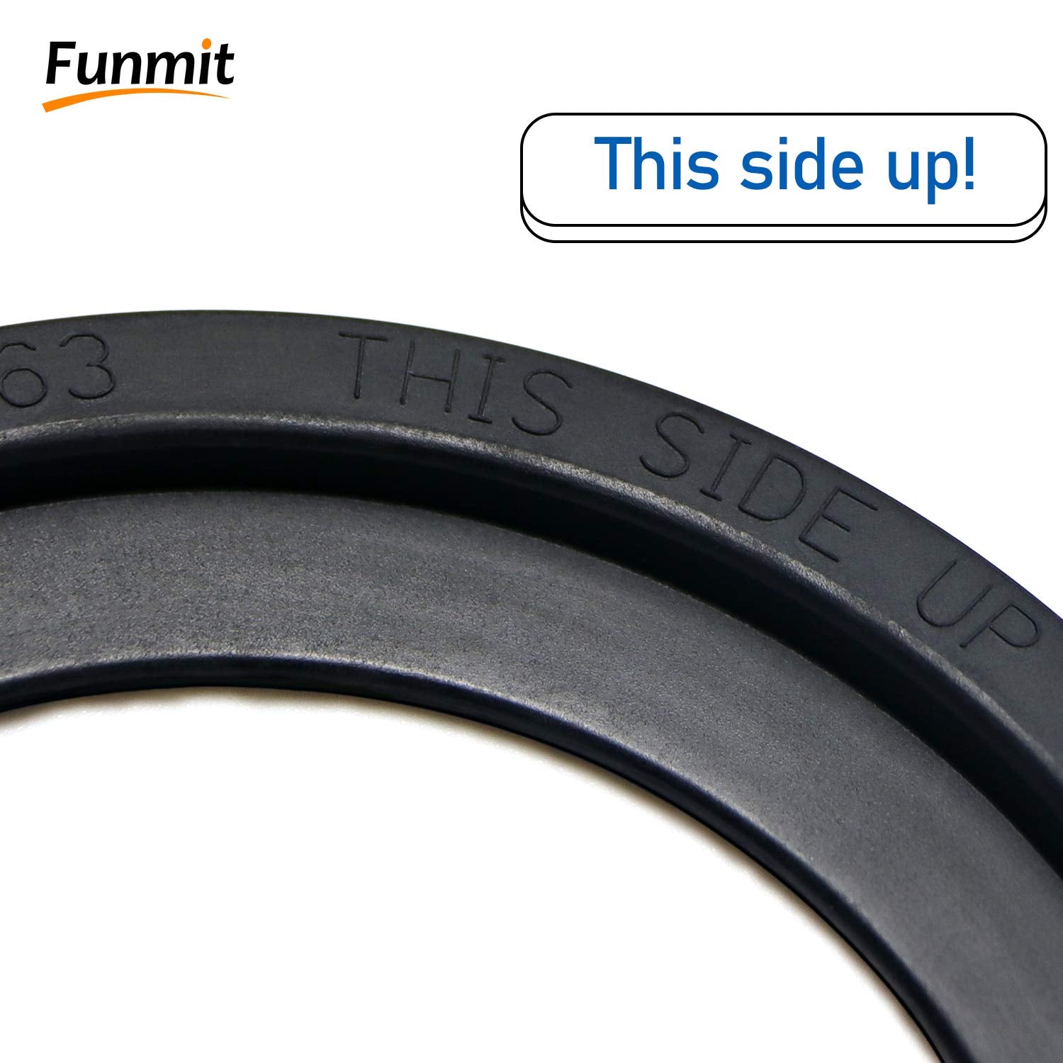 385311658 Flush Ball Seal Gasket Replacement For 300/310 / 320 Rv Toilets, High-Grade Rubber, Pack Of 2