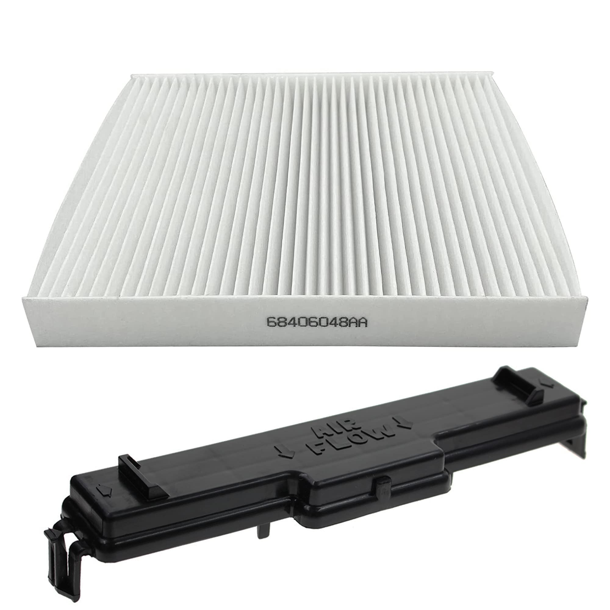 Ram Cabin Air Filter & Filter Access Door Compatible With Dodge Ram 1500 2500 3500 4500 5500 Avenger Caliber Journey Compass Pat