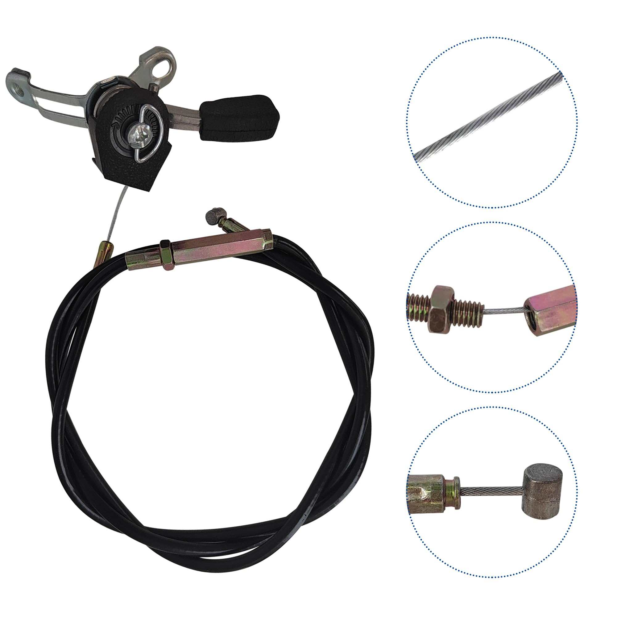 Fjsadobo 41' Throttle Cable Line Wire On Off Assembly For Predator 212 Ct200U Baja Mb165 196Cc Mb200 200 Cc Heat Warrior Motovox Mbx10 Mbx11 Gx160 Gx200 Pit Dirt Bike Parts