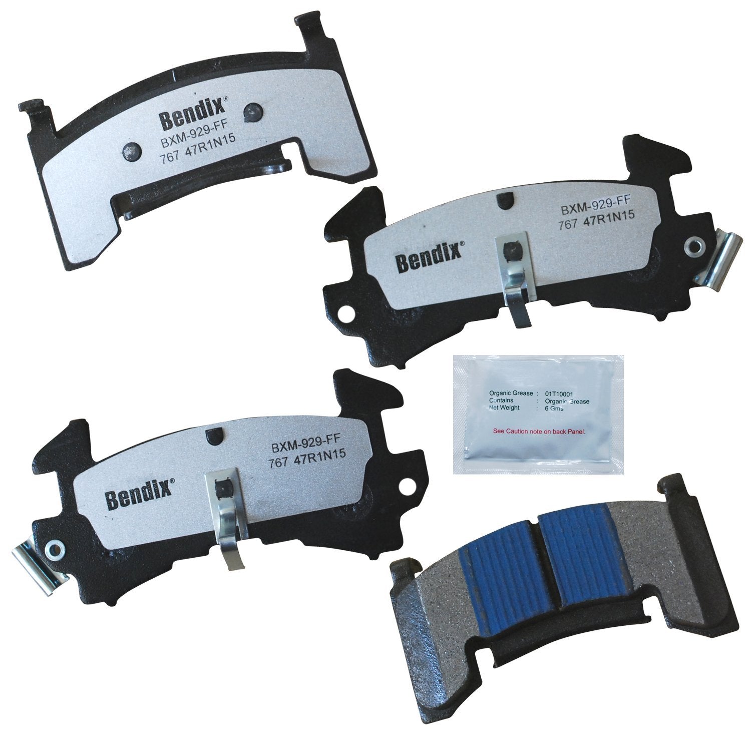 Bendix Fleet Metlok Mkd767Fm Semi-Metallic Front Brake Pads For Chevrolet Blazer 1997, S10 1997, Gmc Jimmy 1997, Sonoma 1997, Is