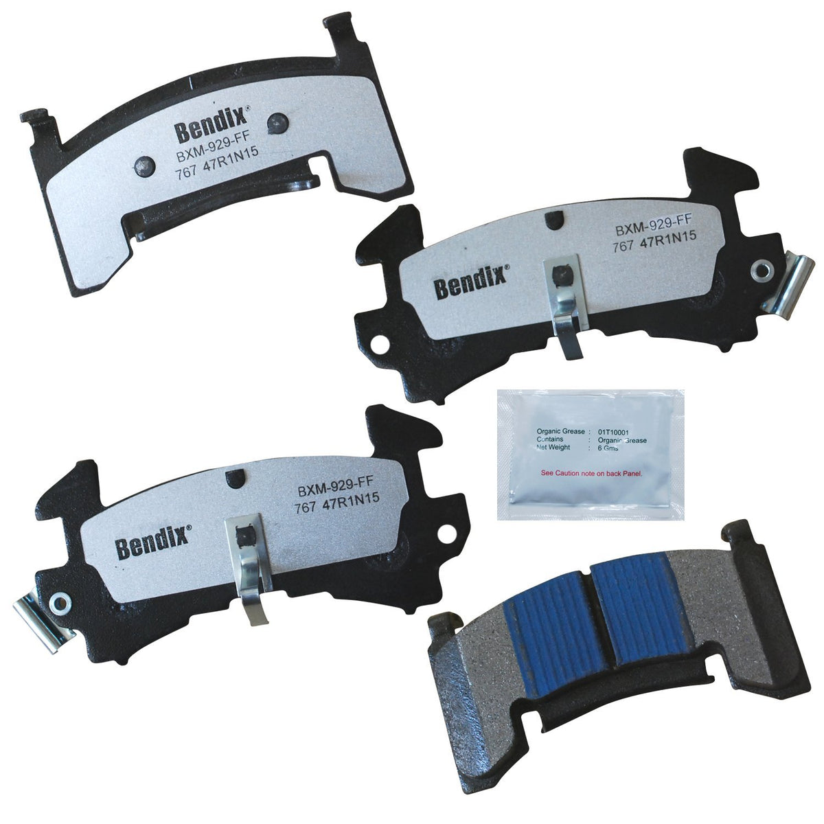 Bendix Fleet Metlok Mkd767Fm Semi-Metallic Front Brake Pads For Chevrolet Blazer 1997, S10 1997, Gmc Jimmy 1997, Sonoma 1997, Is