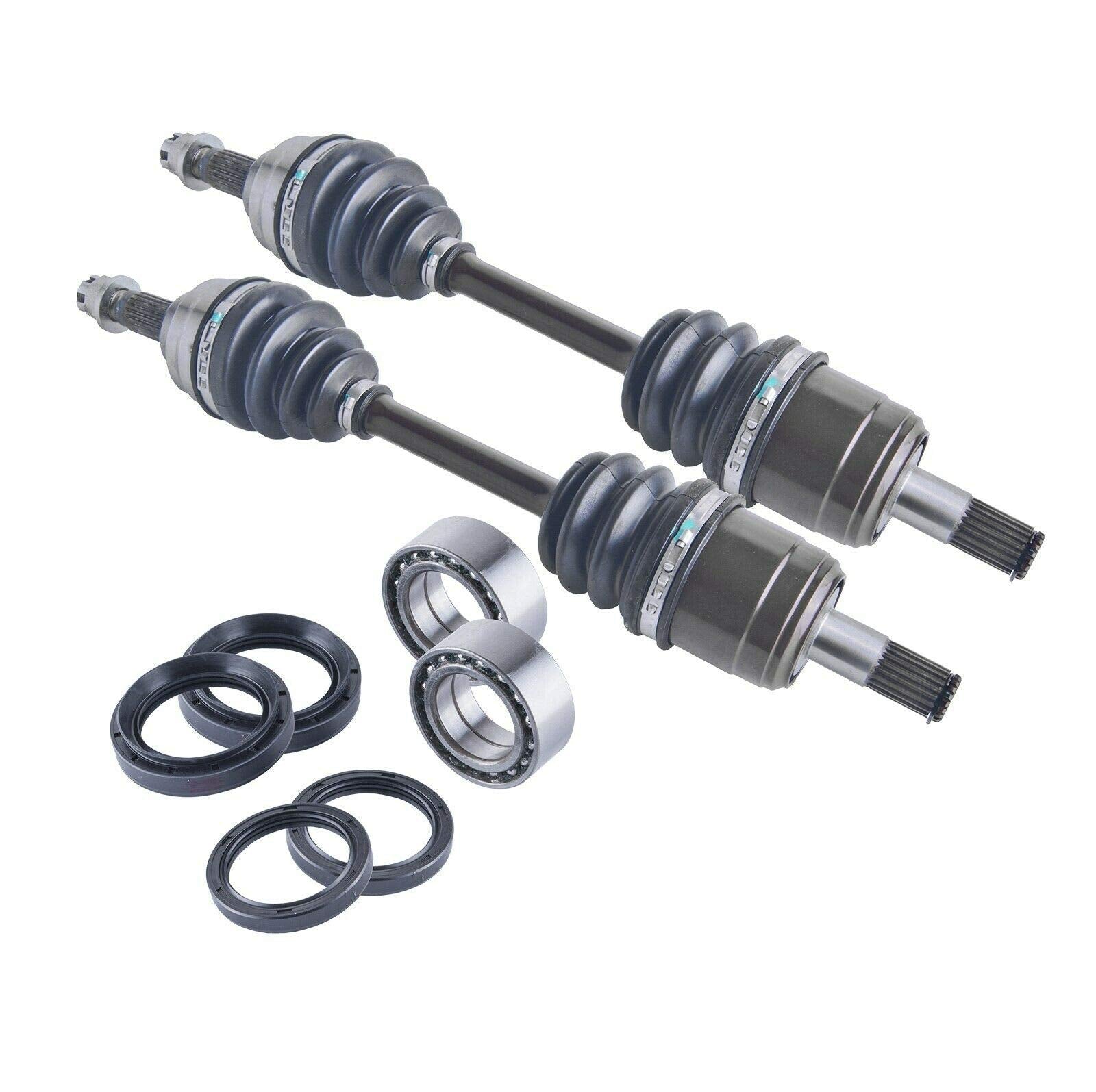 East Lake Axle Front cv axles wheel bearings & seals set for Honda TRX 350 Rancher 2000 2001-2005