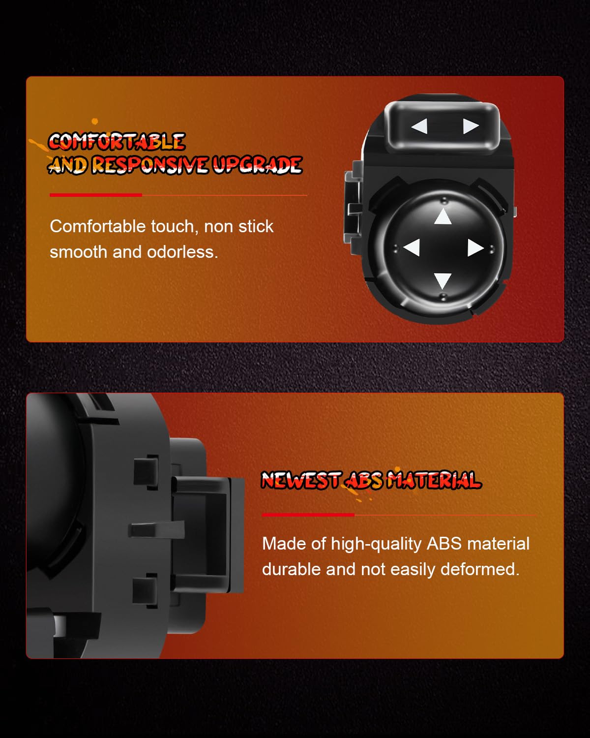 Power Mirror Switch Replacement Fit 2006-11 For Hhr Mirror Switch Driver Side 2004-08 For Malibu Mirror Switch Driver Side 2004-