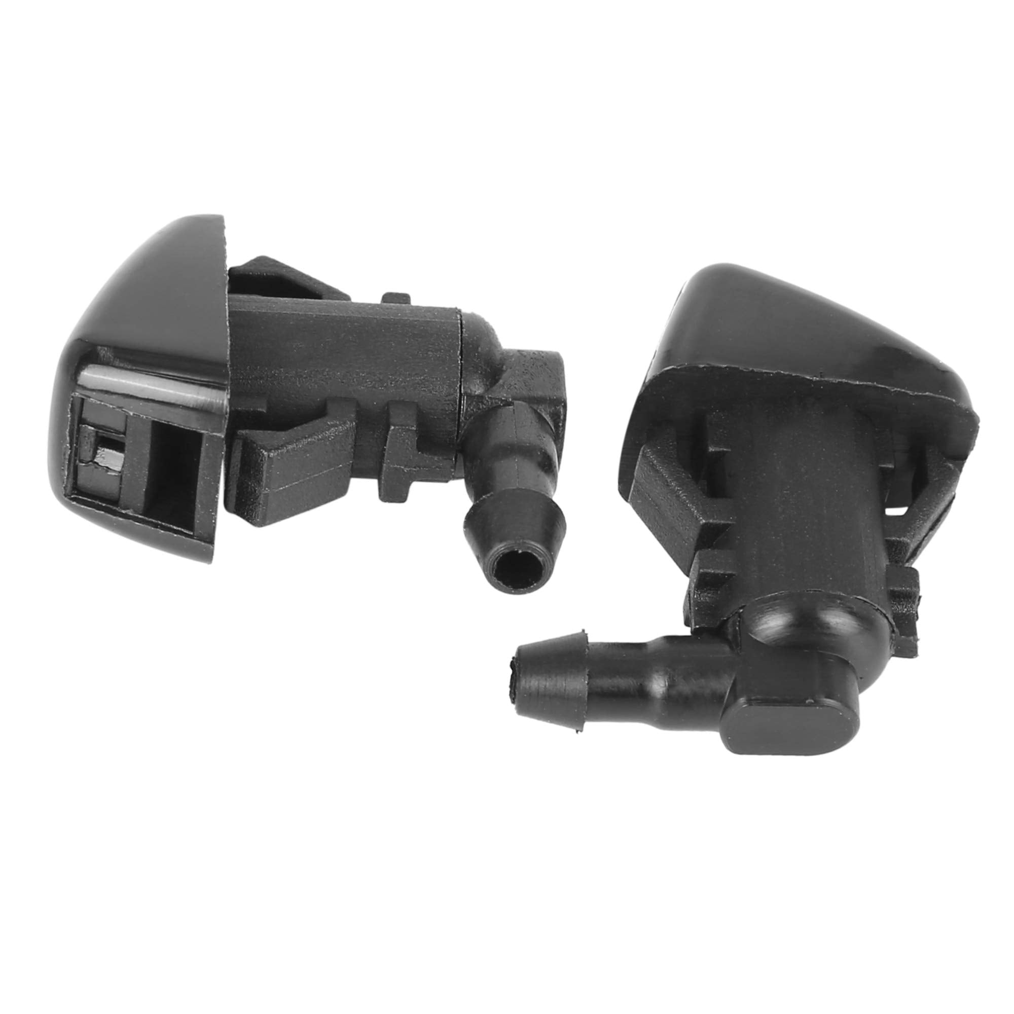 X Autohaux 2Pcs Bt4Z-17603-A Windshield Washer Nozzle Jet Spray Single Hole For Ford Edge 2011-2015 For Lincoln Mkx 2011-2015