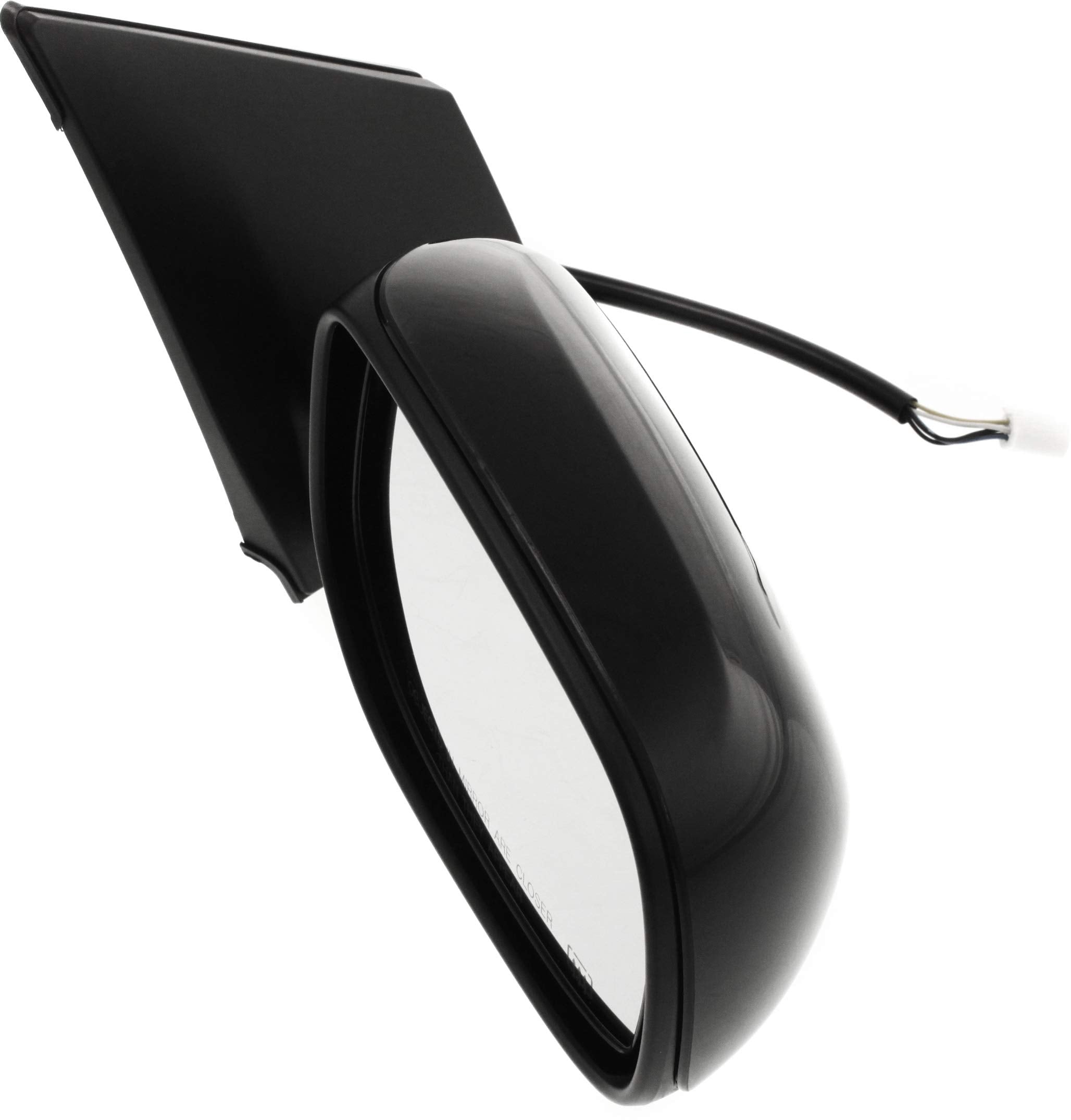 Kool Vue Passenger Side Mirror Compatible with 2009-2013 Toyota Corolla Manual Folding, Heated, Paintable, Power Glass - TO1321247