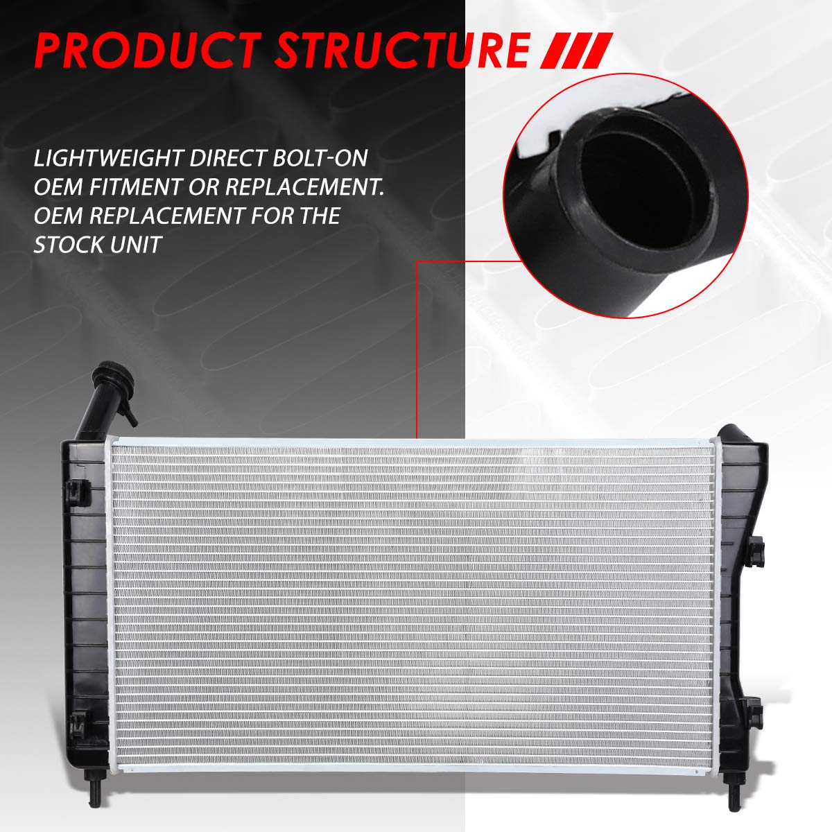Auto Dynasty Radiator Compatible With 04-09 Buick Allure Lacrosse Chevy Impala Monte Carlo Pontiac Grand Prix 3.4L 3.8L At, Dpi