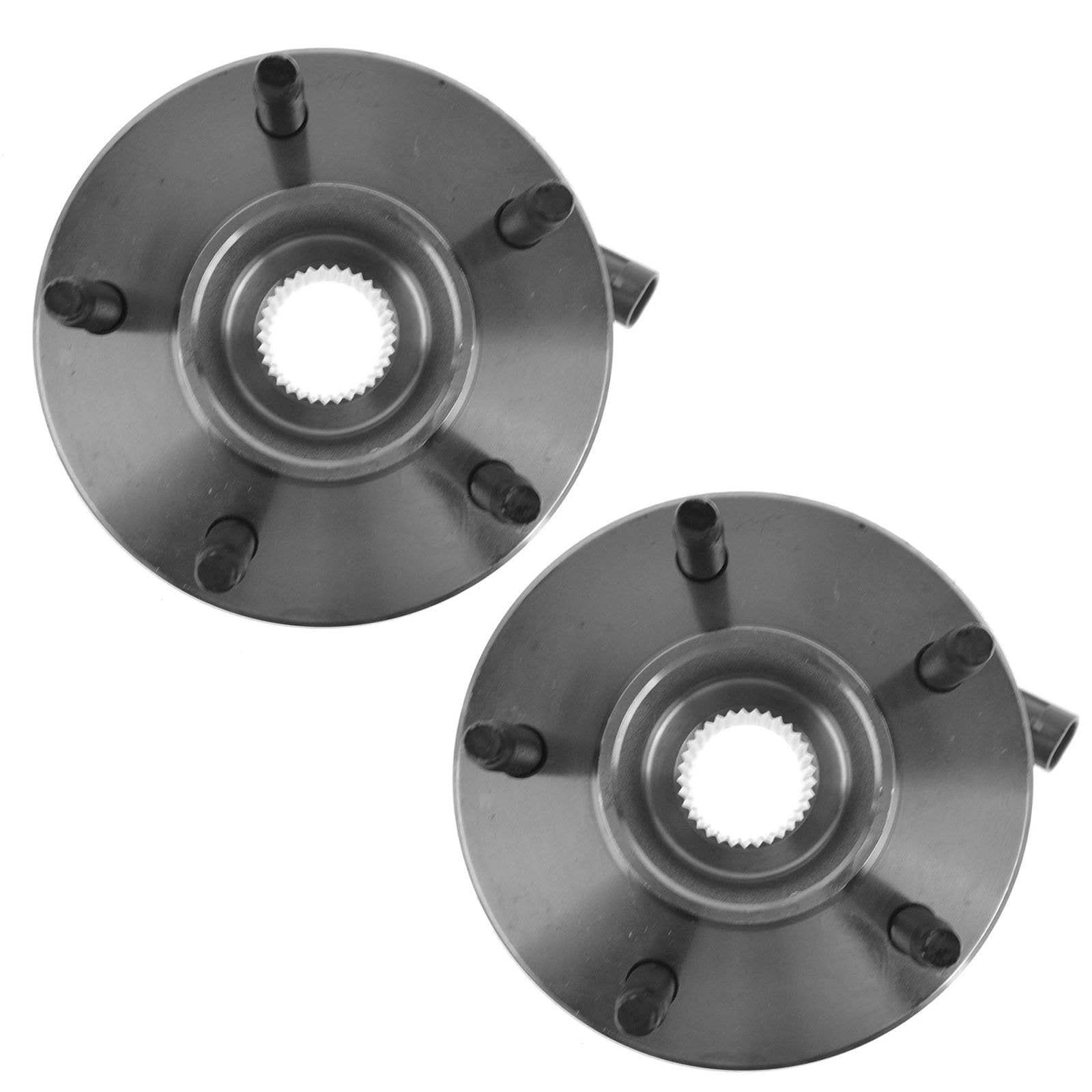 Trq Front Wheel Hub Bearings Assembly Set Compatible With 2005-2006 Chevrolet Equinox 2006 Pontiac Torrent 2002-2007 Saturn Vue