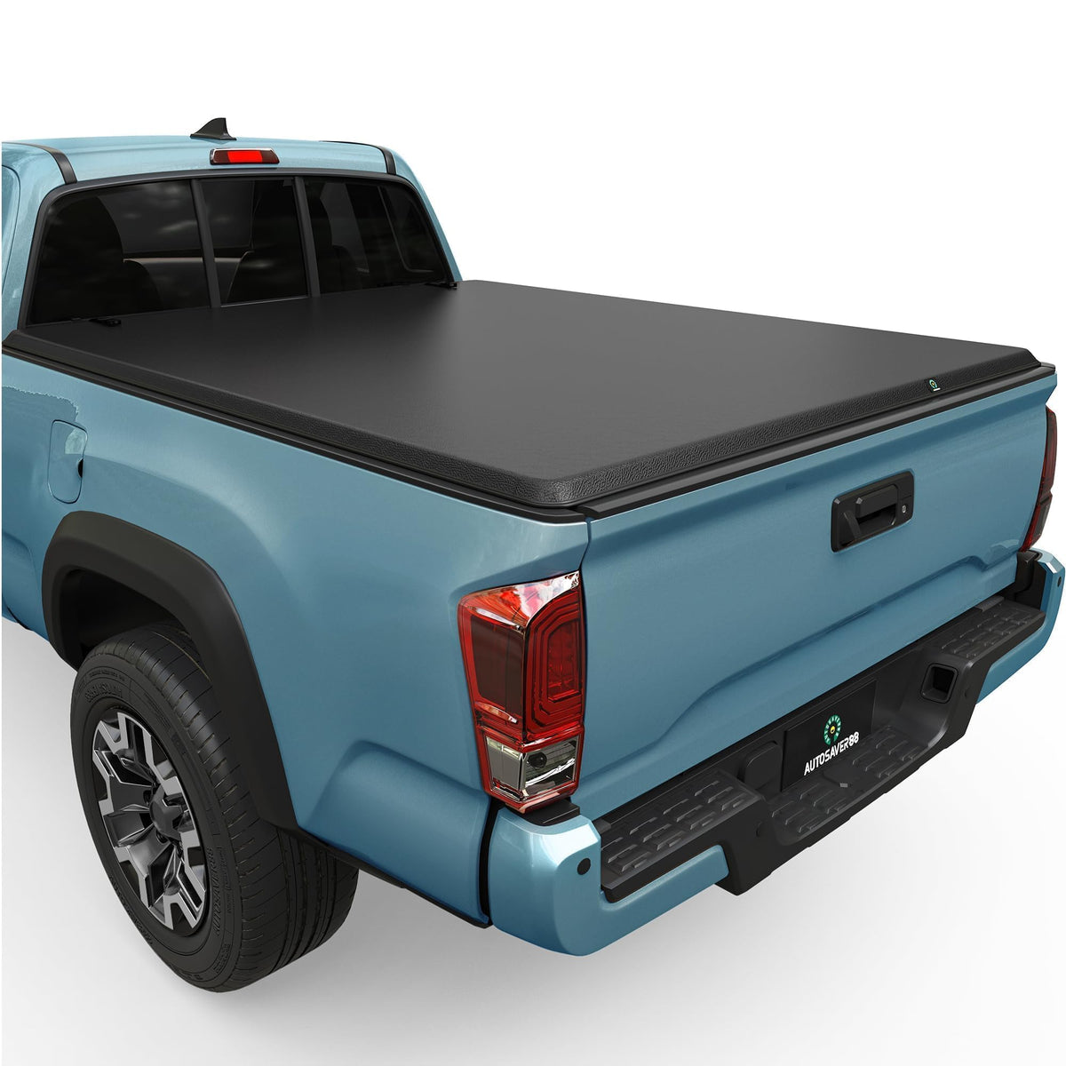 Autosaver88 Soft Roll Up Truck Bed Tonneau Cover Compatible With 2016-2023 Toyota Tacoma (Excl. Trail Edition) 5Ft Bed With Deck