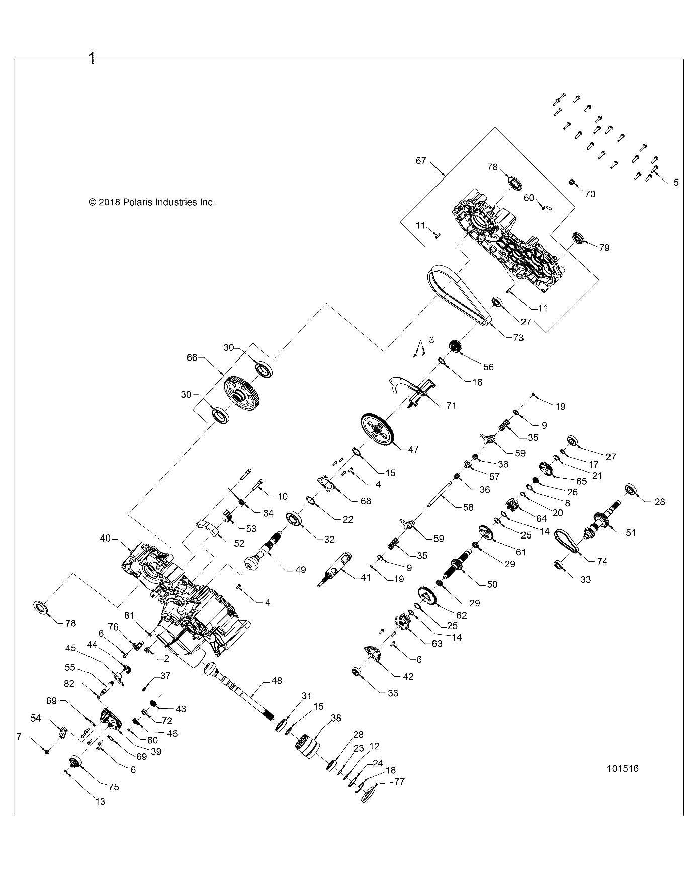 Polaris Ranger Sprocket, 6-Face, 28 Tooth, Genuine Oem Part 3234290, Qty 1