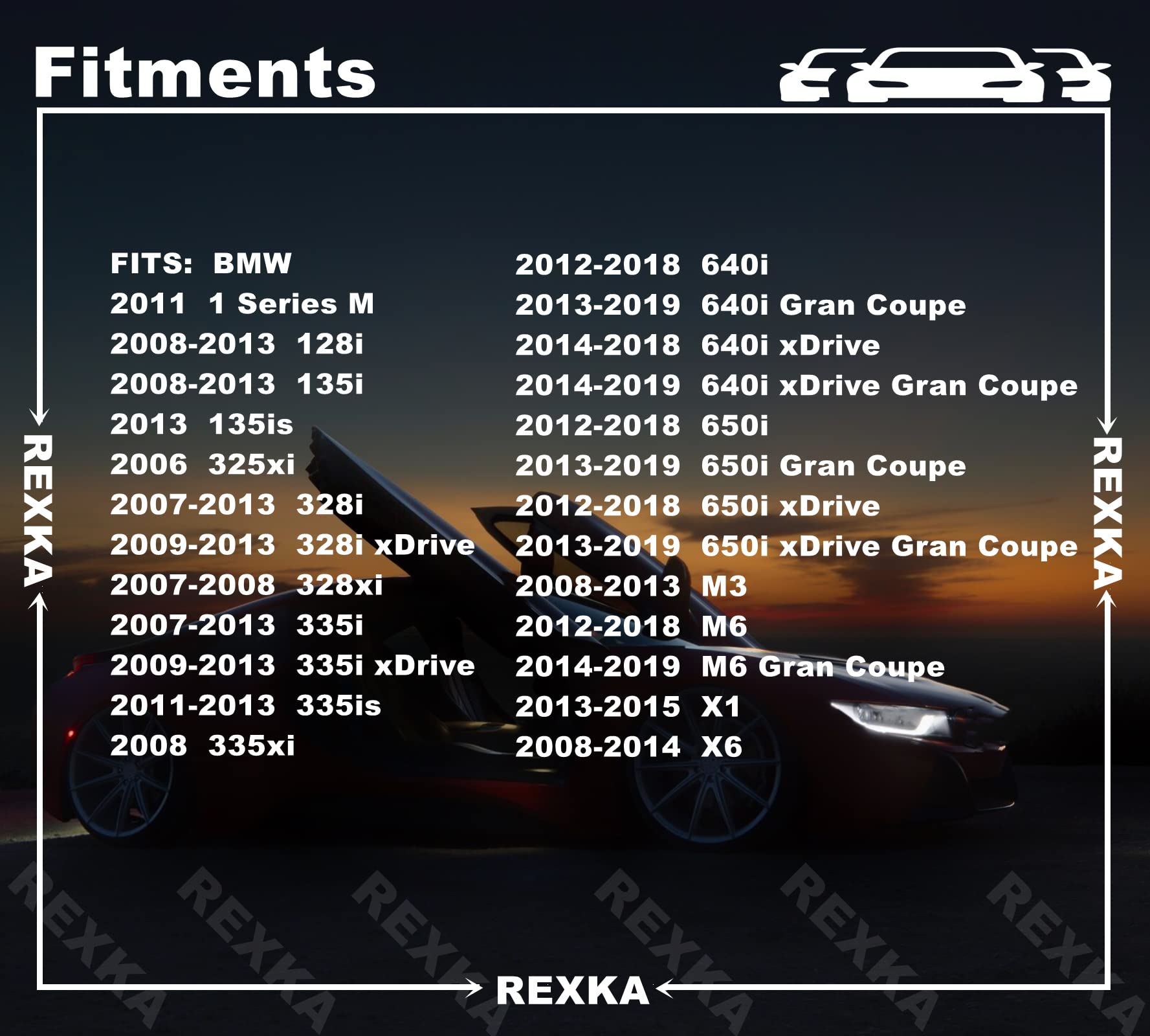 Rexka Rocker Trim Wheelhouse Retainers For Bmw 1 3 6 Series 07147122913 (Pack Of 20)