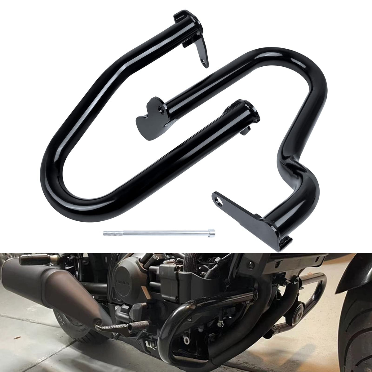 BAIONE Engine Guard Highway Crash Bars Replacement for Honda Rebel 1100 DCT CMX1100 CMX 1100 2021 2022 2023 Motorcycle Falling P