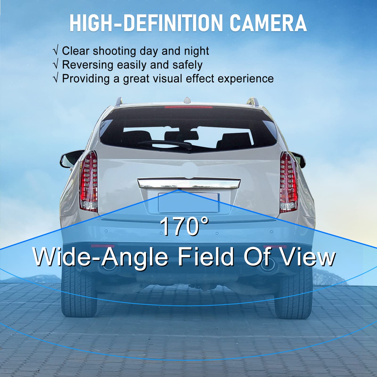 Dicmic Rear View Backup Camera Compatible With 2011-2015 Ford Explorer 2013-2015 Ford Explorer Police Model Replace# Eb5Z-19G490