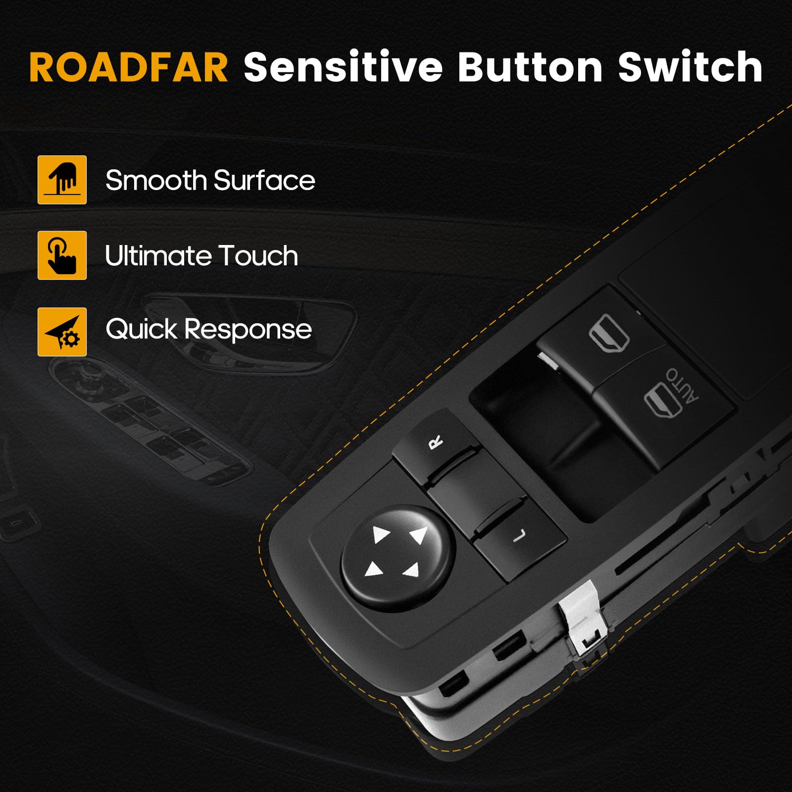 Window Switch Power Window Switch Master Control Power Window Switch 68110870Ab,901-488 Fits For 2012-2015 Dodge Grand Caravan R