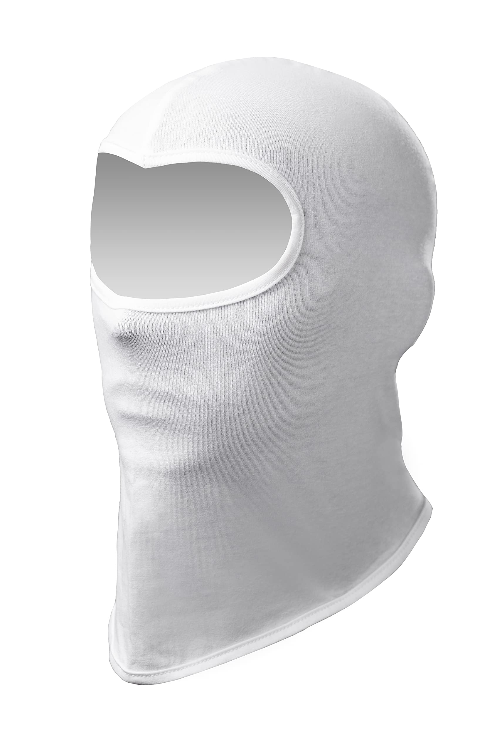 Track Armour Racing Head Sock Balaclava For Auto And Motorcycle Racing White Color Tahs-Wt
