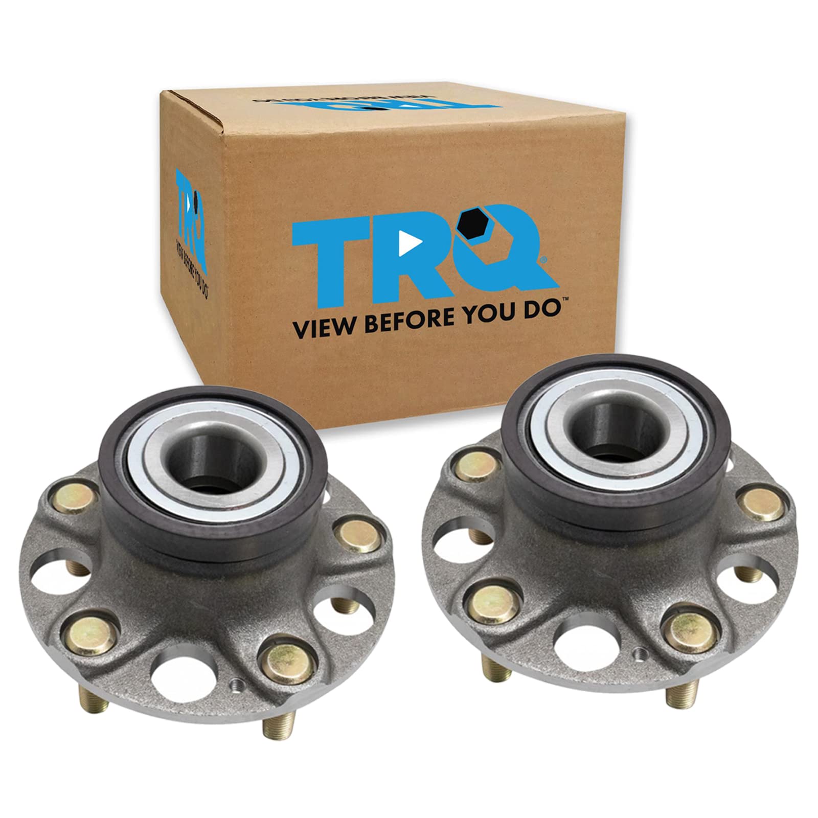 Trq Rear Wheel Hub Bearings Assembly Set Compatible With 2011-2016 Honda Cr-Z