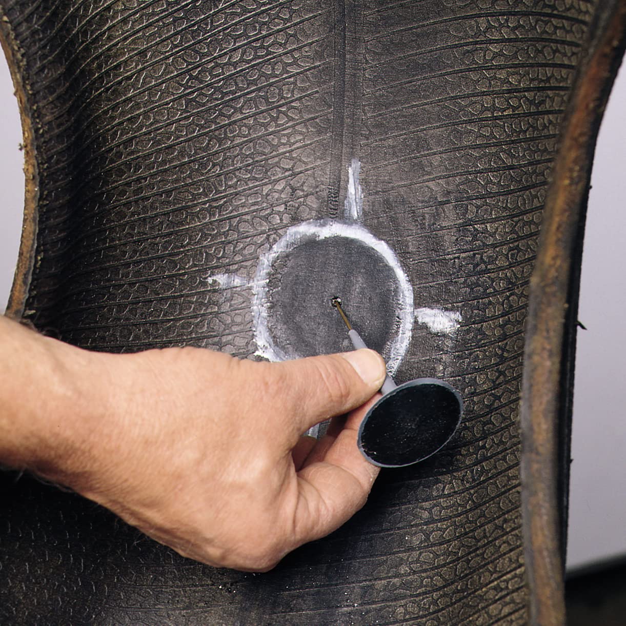 Patch Rubber Company 14040 1/8-Inch Pilot Wire Patch Plugs With 1-3/4-Inch Diameter Patch For Radial Tire Tread Puncture Repairs