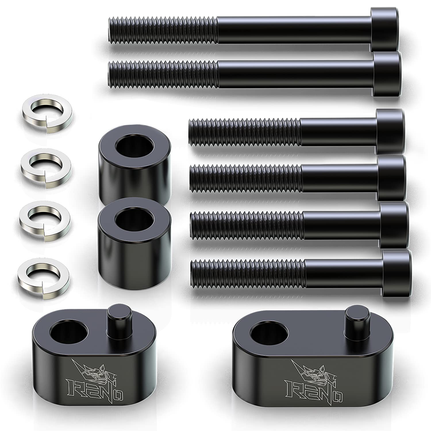RENO 3/4'' Driver Floorboard Extension Kit,Extension Spacer Compatible Touring FLHR C XS SE5 6 | FLHT C P CU CUL CUTG | FLHTCUSE