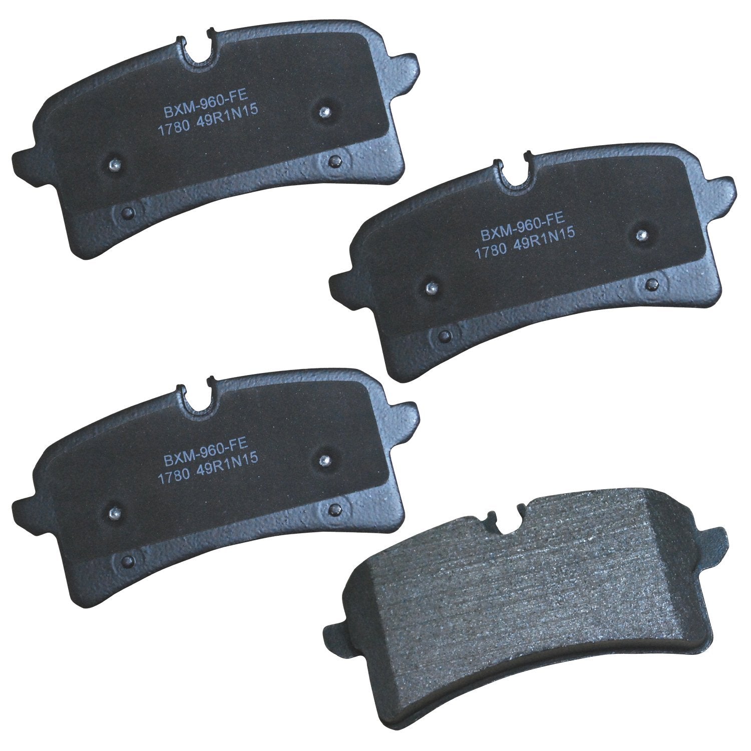 Bendix Premium Sbm1780 Semi-Metallic Rear Brake Pads For Porsche Macan 2018-2016