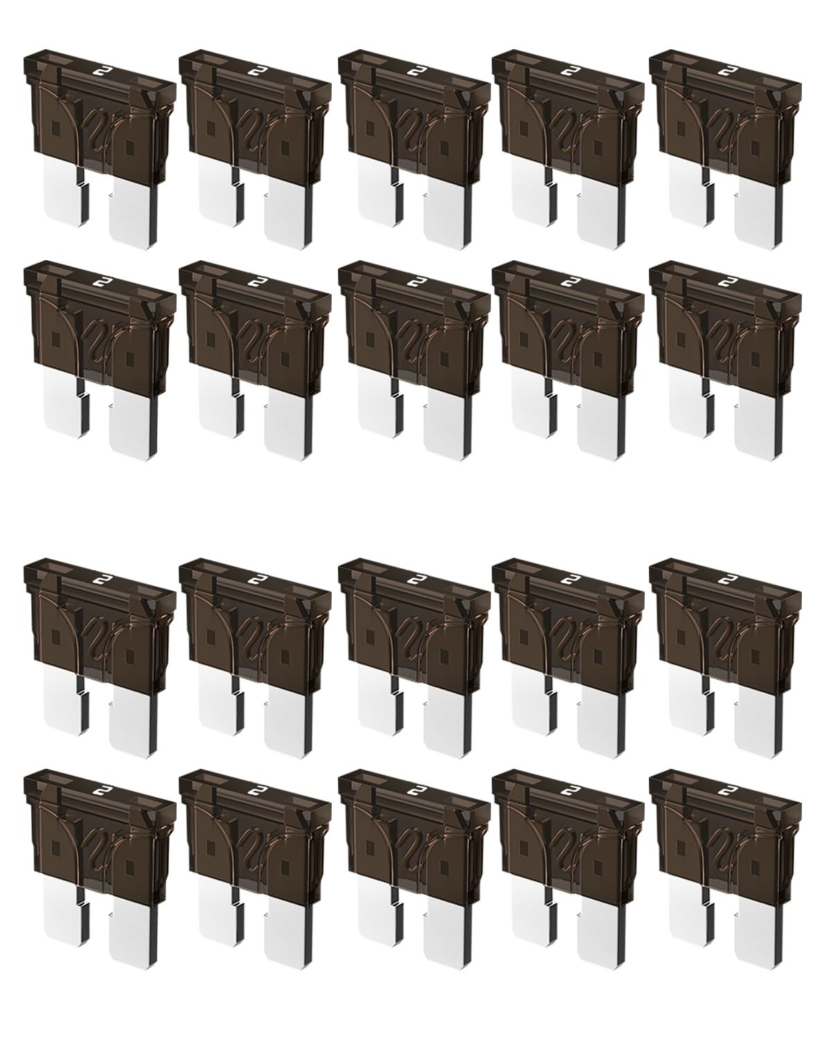 Riseuvo 20Pcs 2A Standard Car Fuses - 2 Amp Automotive Fuses(Ato/Apr/Ats), 32V (12/24V) Blade Fuse For Rv/Truck/Suv