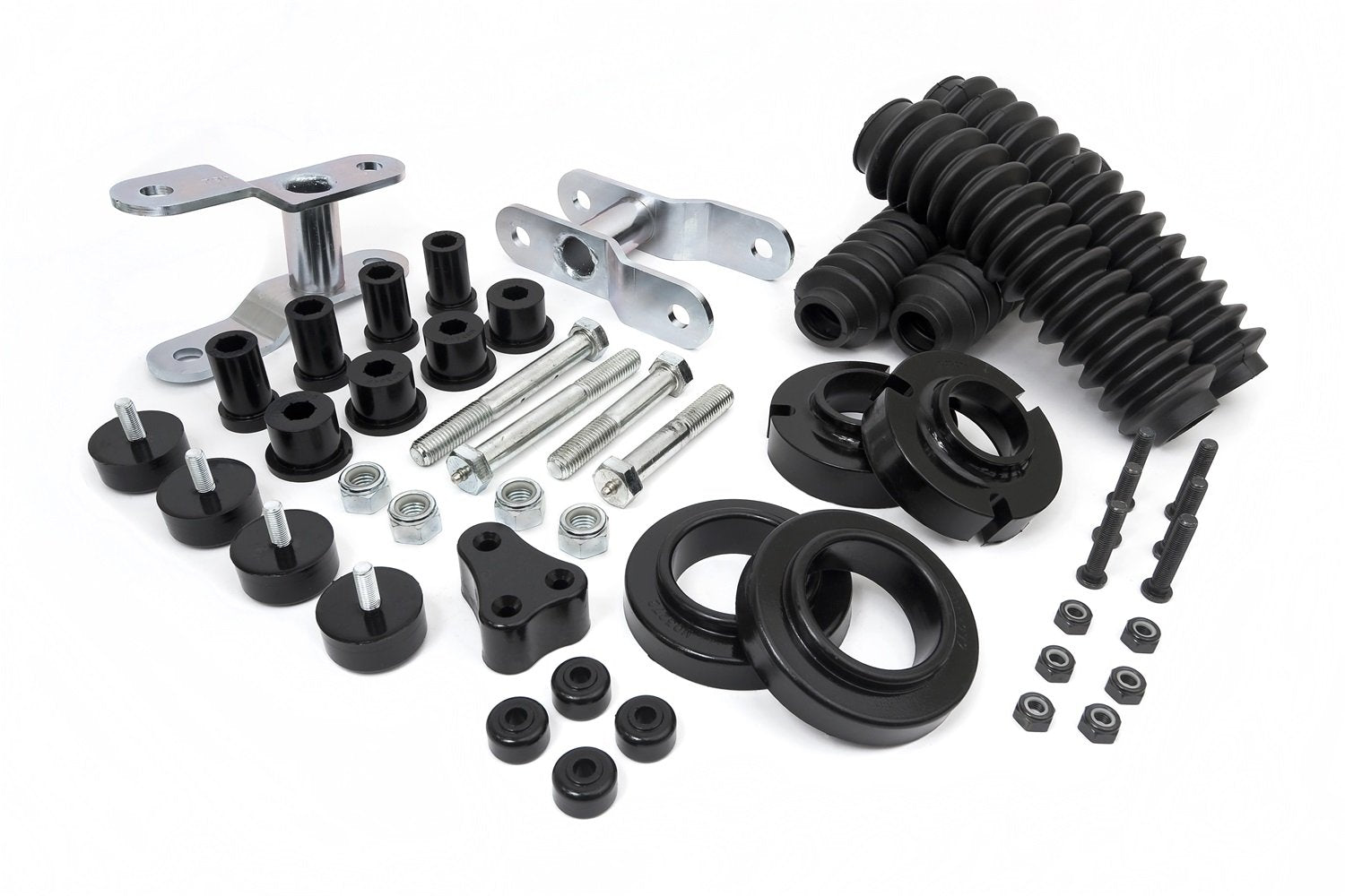 Daystar, Toyota Tacoma 2.5'' Lift Kit, fits 1995.5 to 2004 2/4WD, all transmissions, all cabs KT09102BK, Made in America , Black