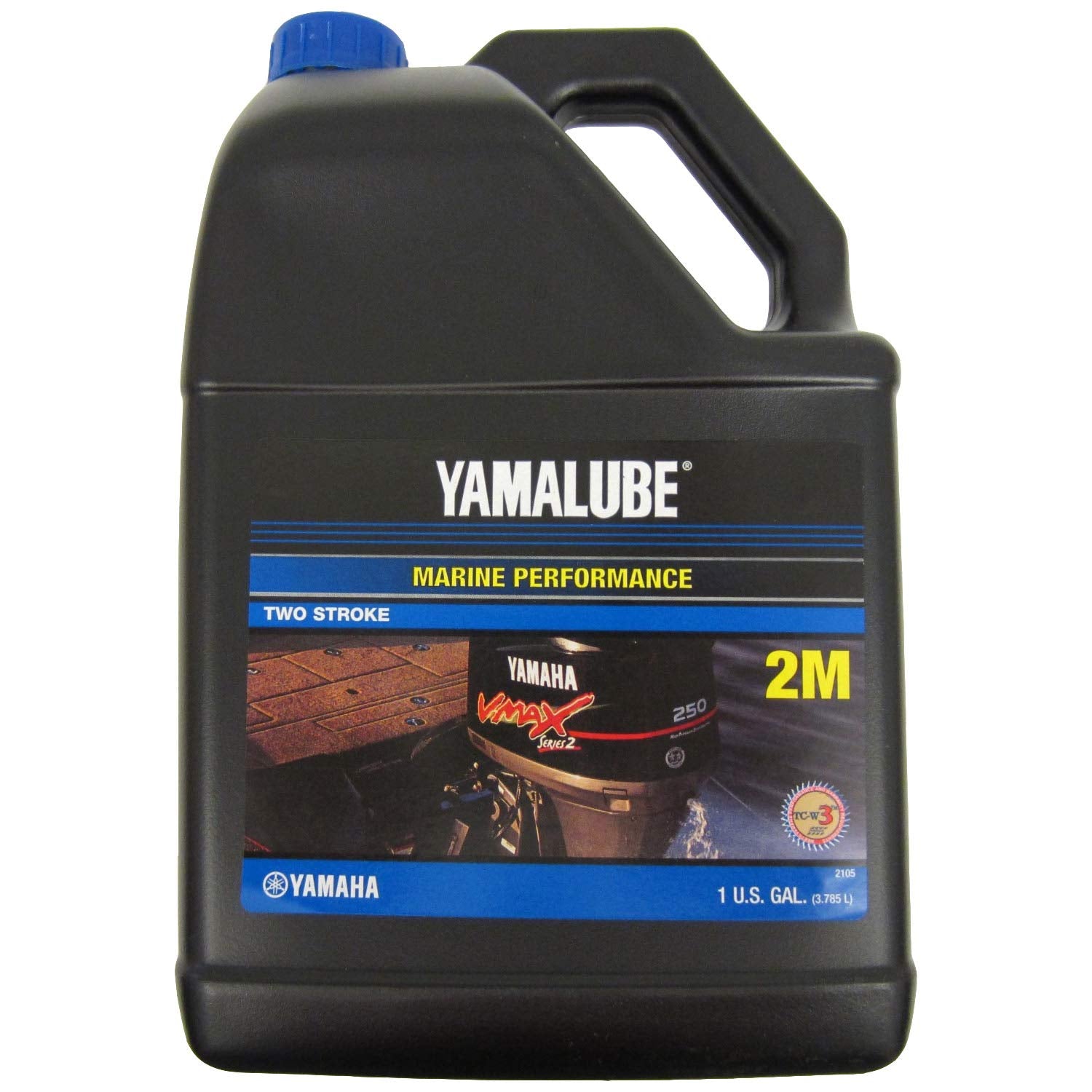 Yamaha Outboard 2M Marine 2 Stroke Oil Gallon Tcw-3 Lub-2Strk-M1-04