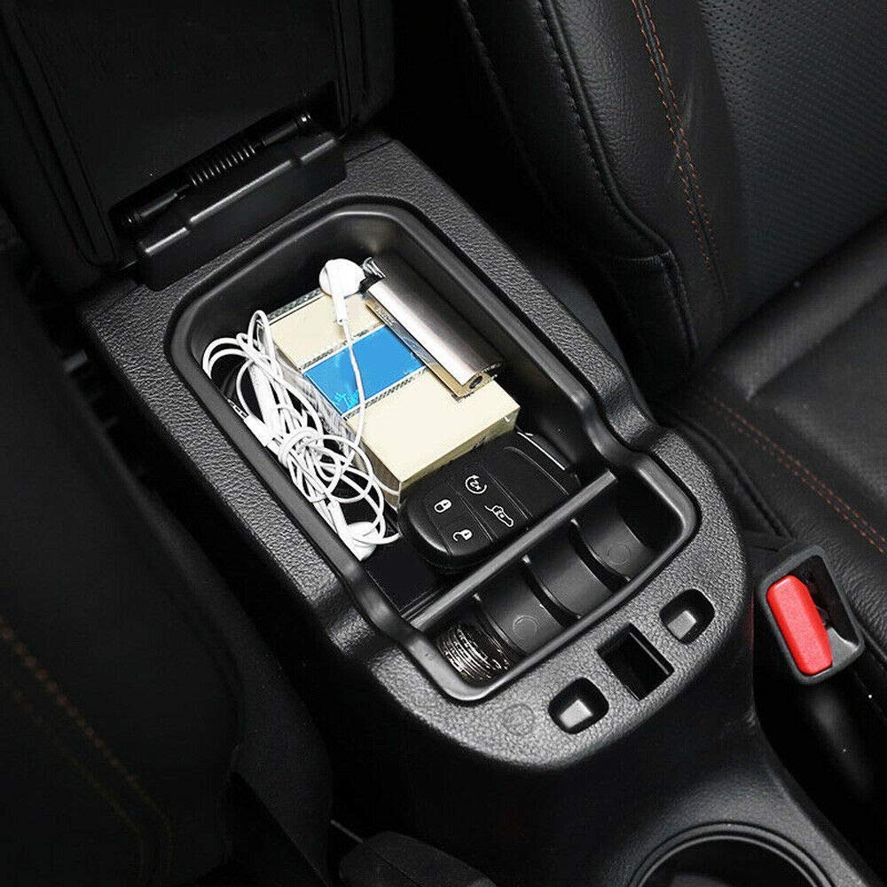 Car Armrest Storage Box Glove Tray Organizer Holder for Jeep Compass 20172019 | Pack of 1