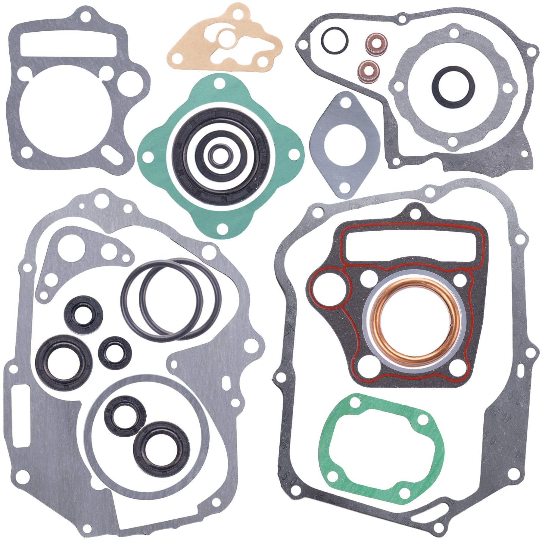 OTOHANS AUTOMOTIVE Gasket Set Compatible with Chinese Honda Engine 110cc 125cc Taotao ATV Dirt Bike Go Kart Quad 4 Wheeler Dune 
