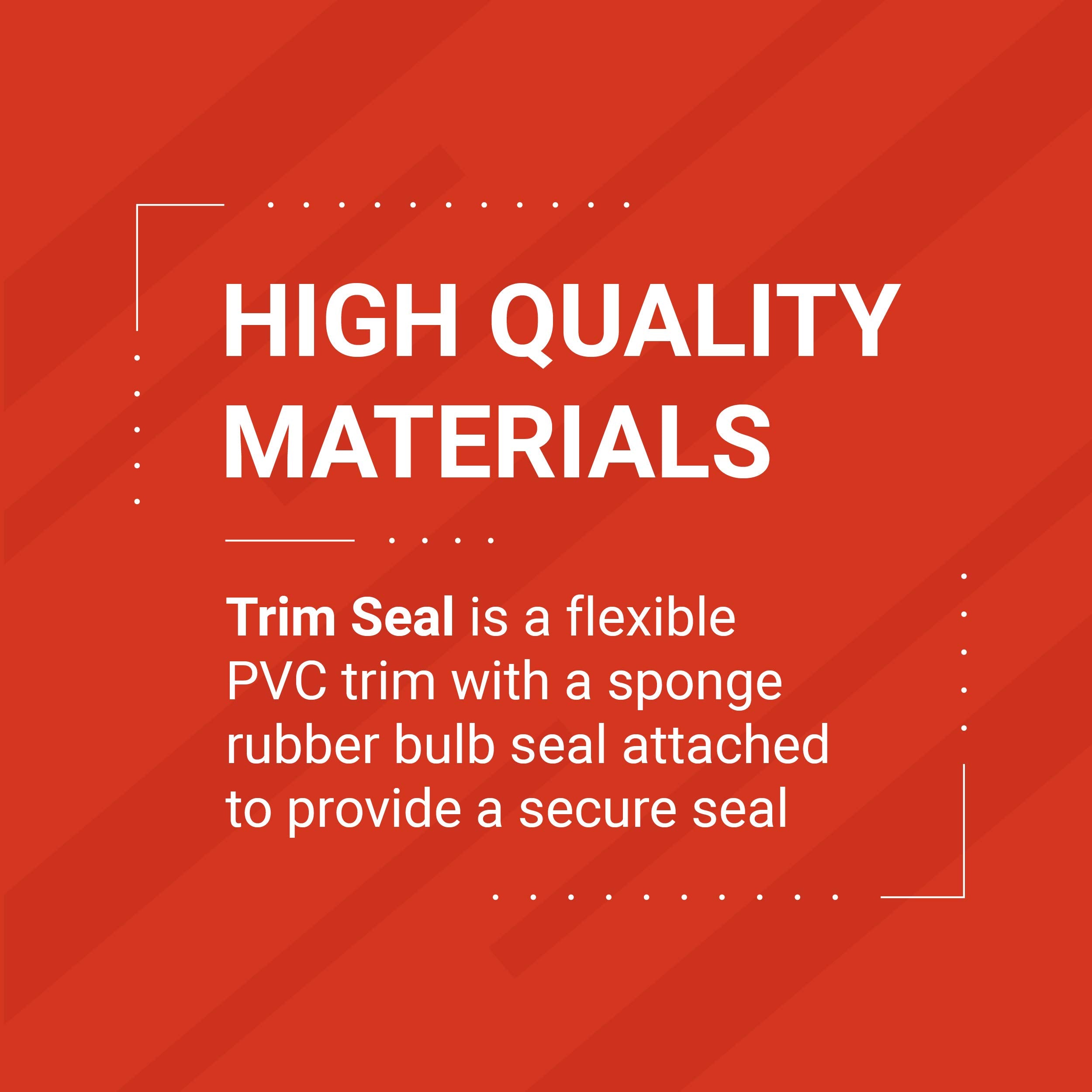 Trim-Lok - 3100B3X1/16C-25 Trim-Lok Trim Seal With Top Bulb - Fits 1/16” Edge, 3/8” Bulb Seal Diameter, 25’ Length - Pvc Plastic Trim With Epdm Rubber Seal, Easy To Install For Cars, Boats, Rvs, Trucks, And Home Applications