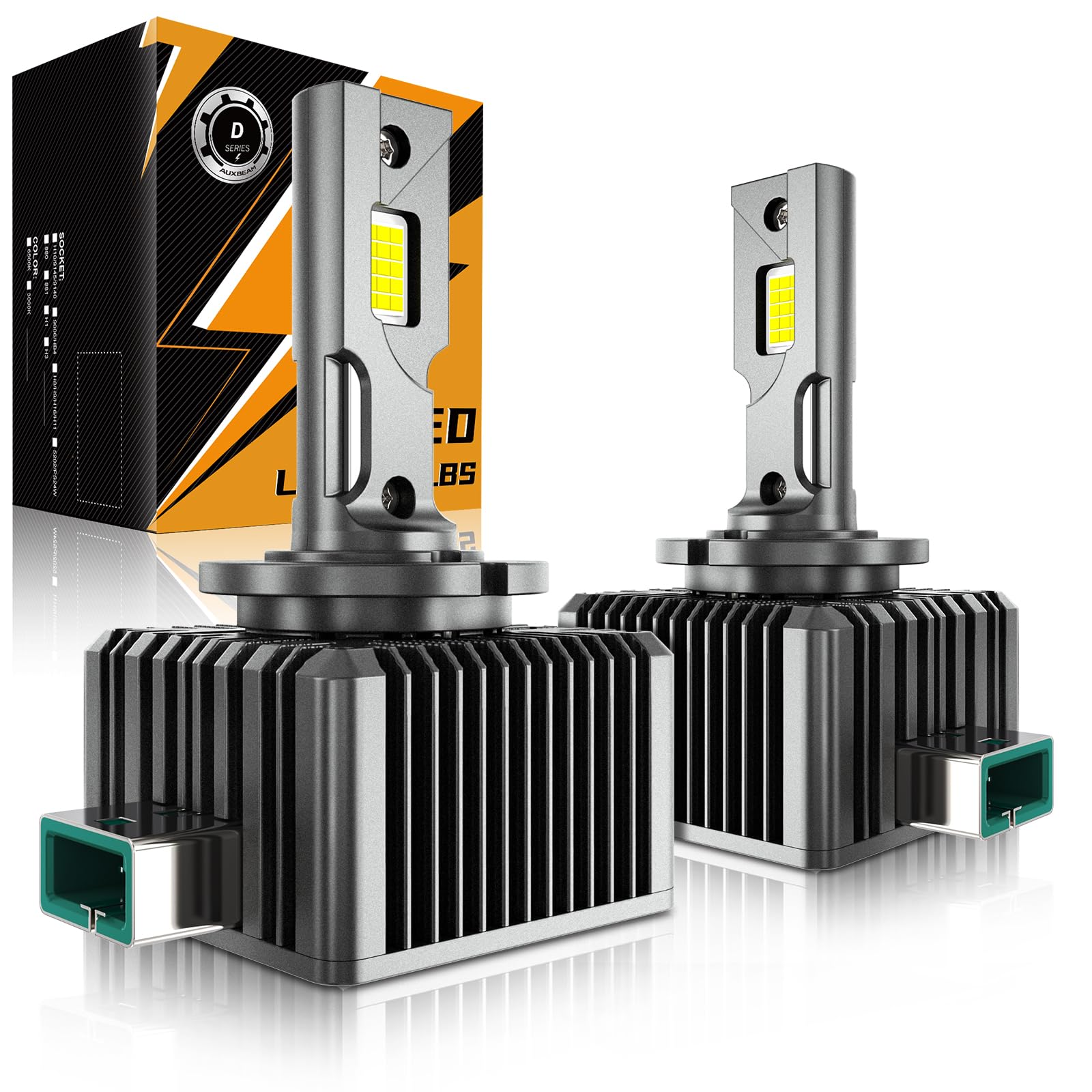 Auxbeam 2025 D3S D3R Fog Lights for Off-road Use, Plug and Play