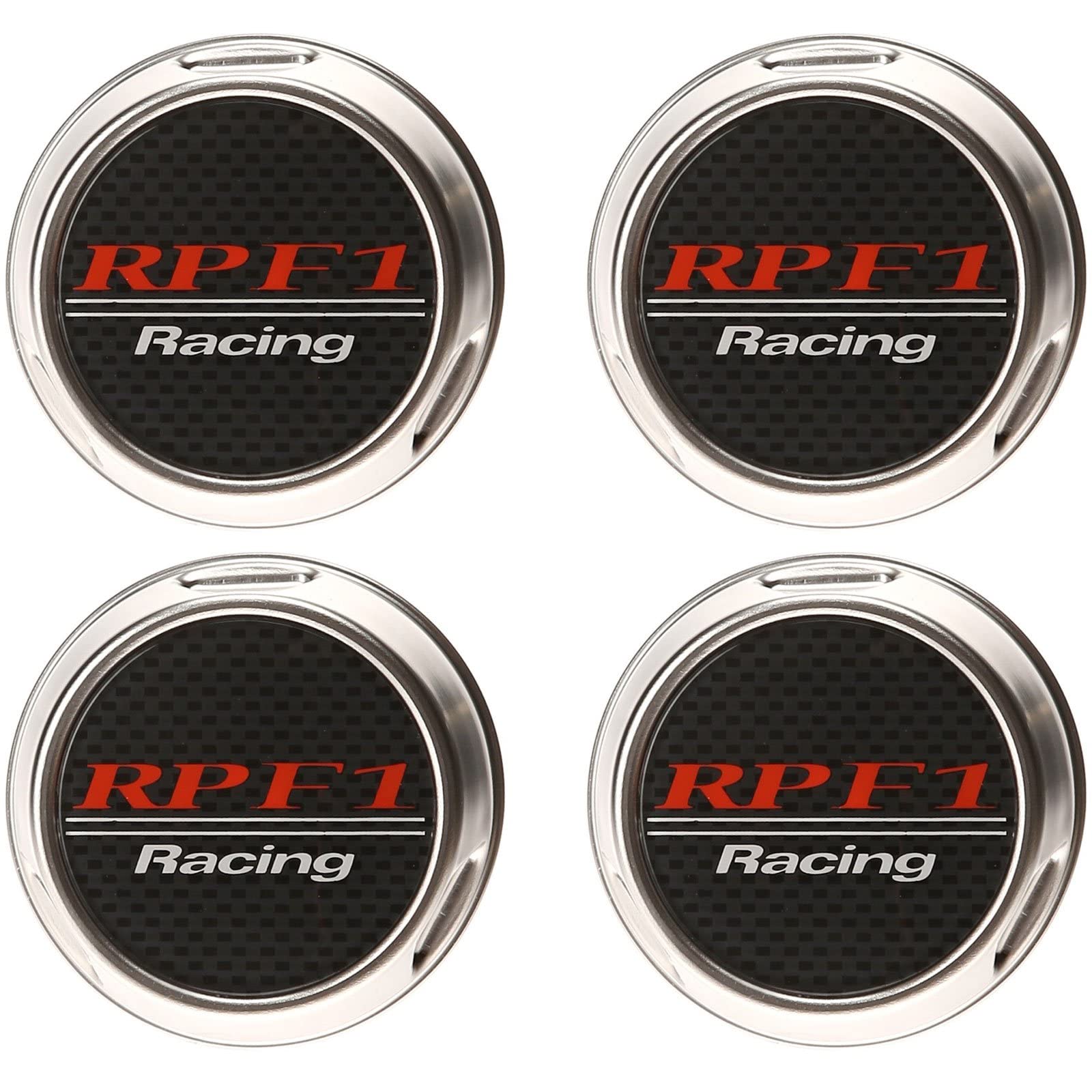 Enkei Rpf1 16-18In. Silver Center Cap - Set Of 4