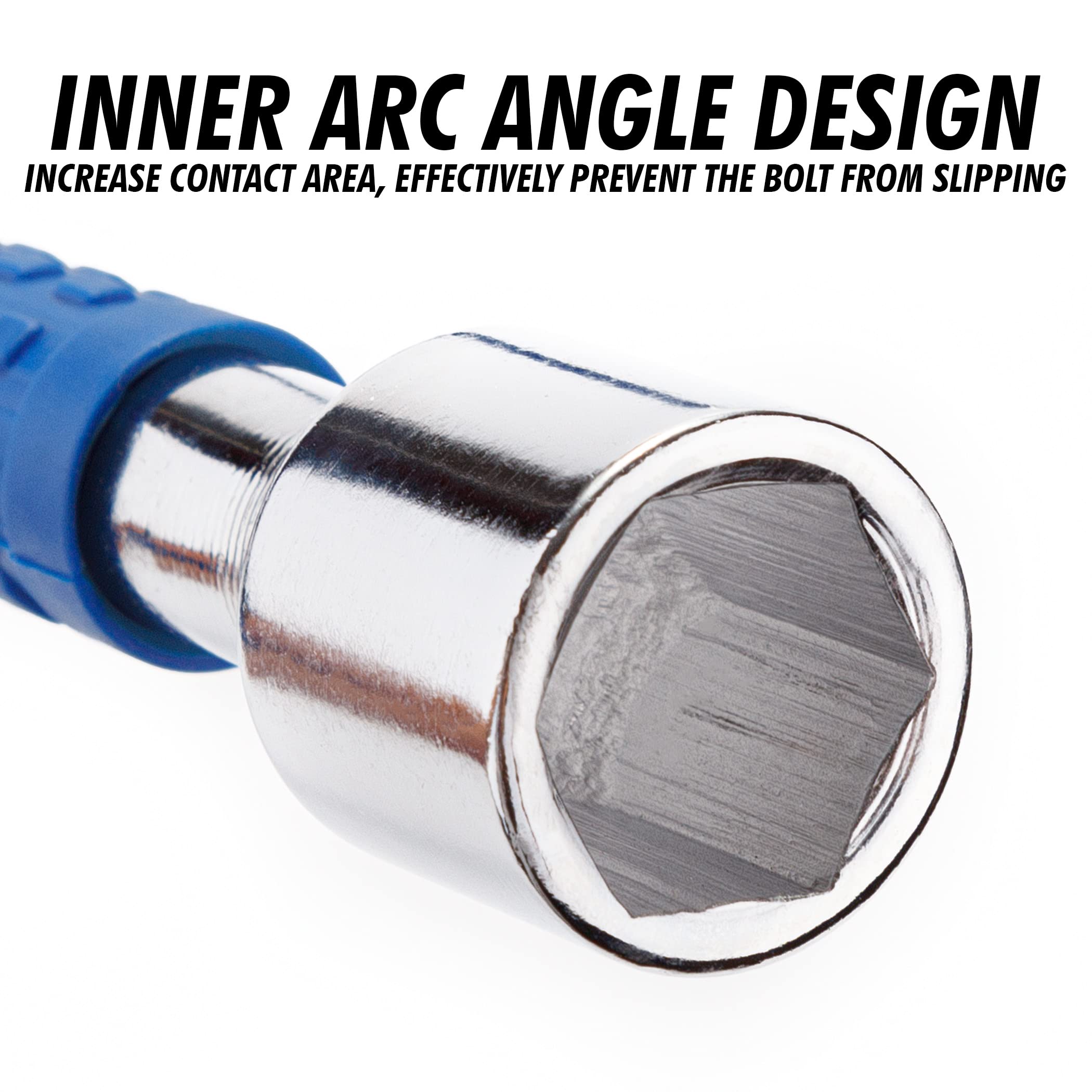 Cartman 16 Inch Universal Heavy Duty Lug Wrench Non Slip 4 Way Tire Iron Wrench