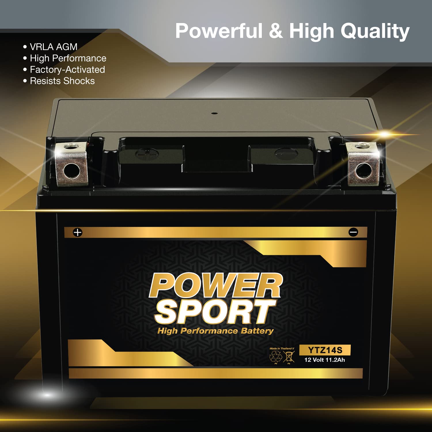 Expertpower Etz14S , Ytz14S 12V 11.2Ah Replacement Battery