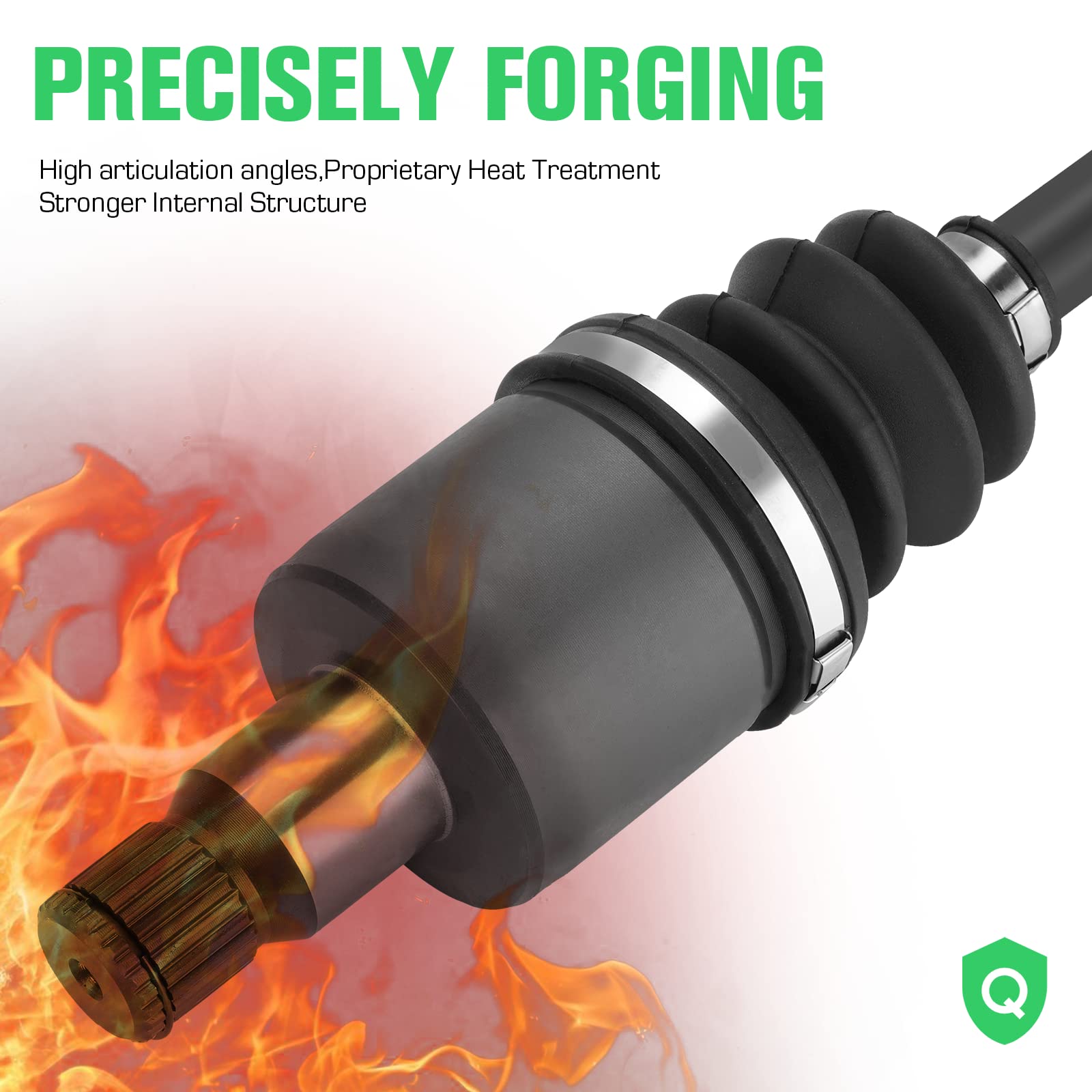 Youxmoto Rear CV Axle Fit for Polaris RZR 800 (EPS LE) - 2008 2009 2010 2011 2012 2013, Rear Left/Right, For 1332444, 1332672, 1