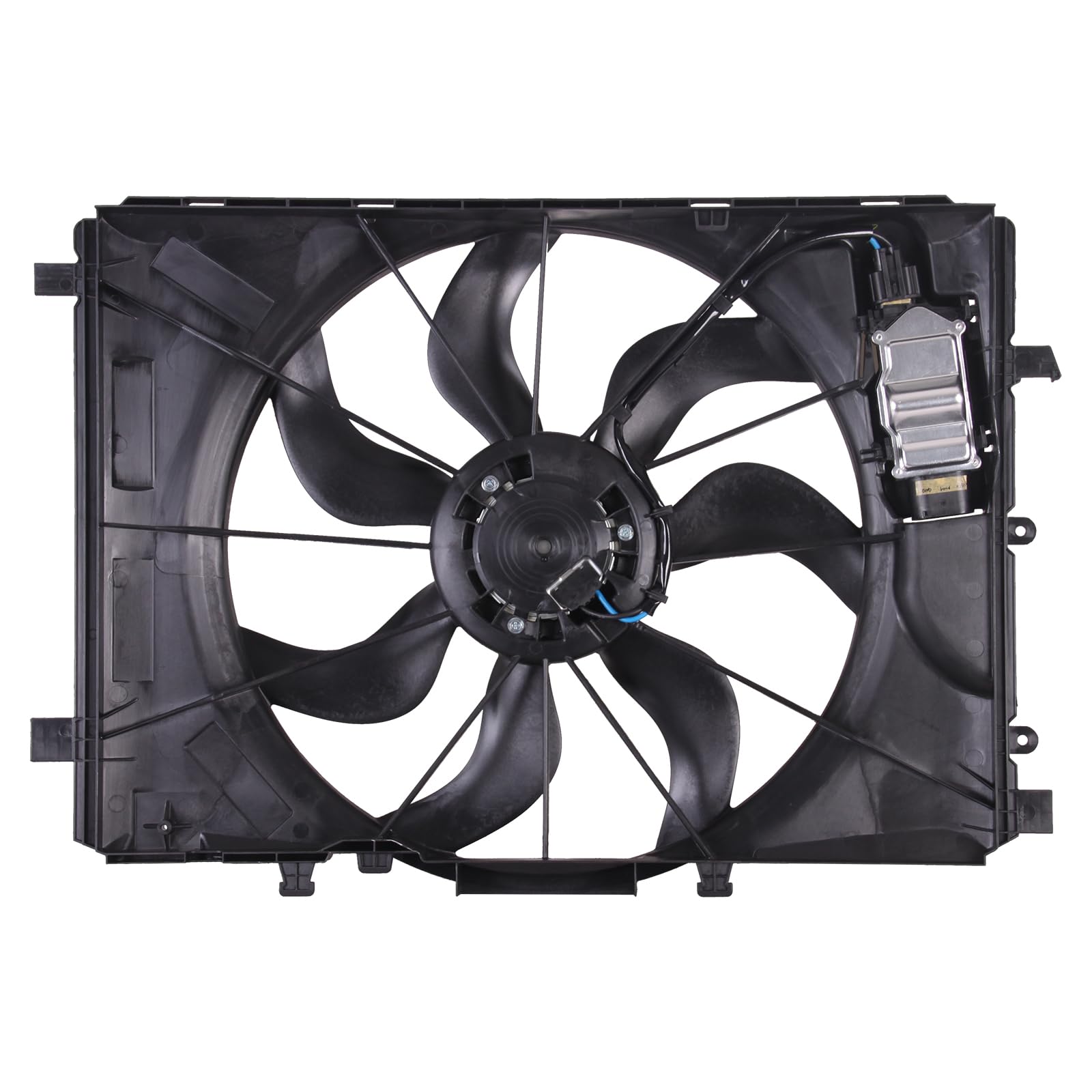 TYG Upgraded Cooling Fan Assembly for 2017-2019 Nissan QX30, 2014-2019 Mercedes-Benz CLA250/2015-2020 GLA250/2012(from 9-30 '12)