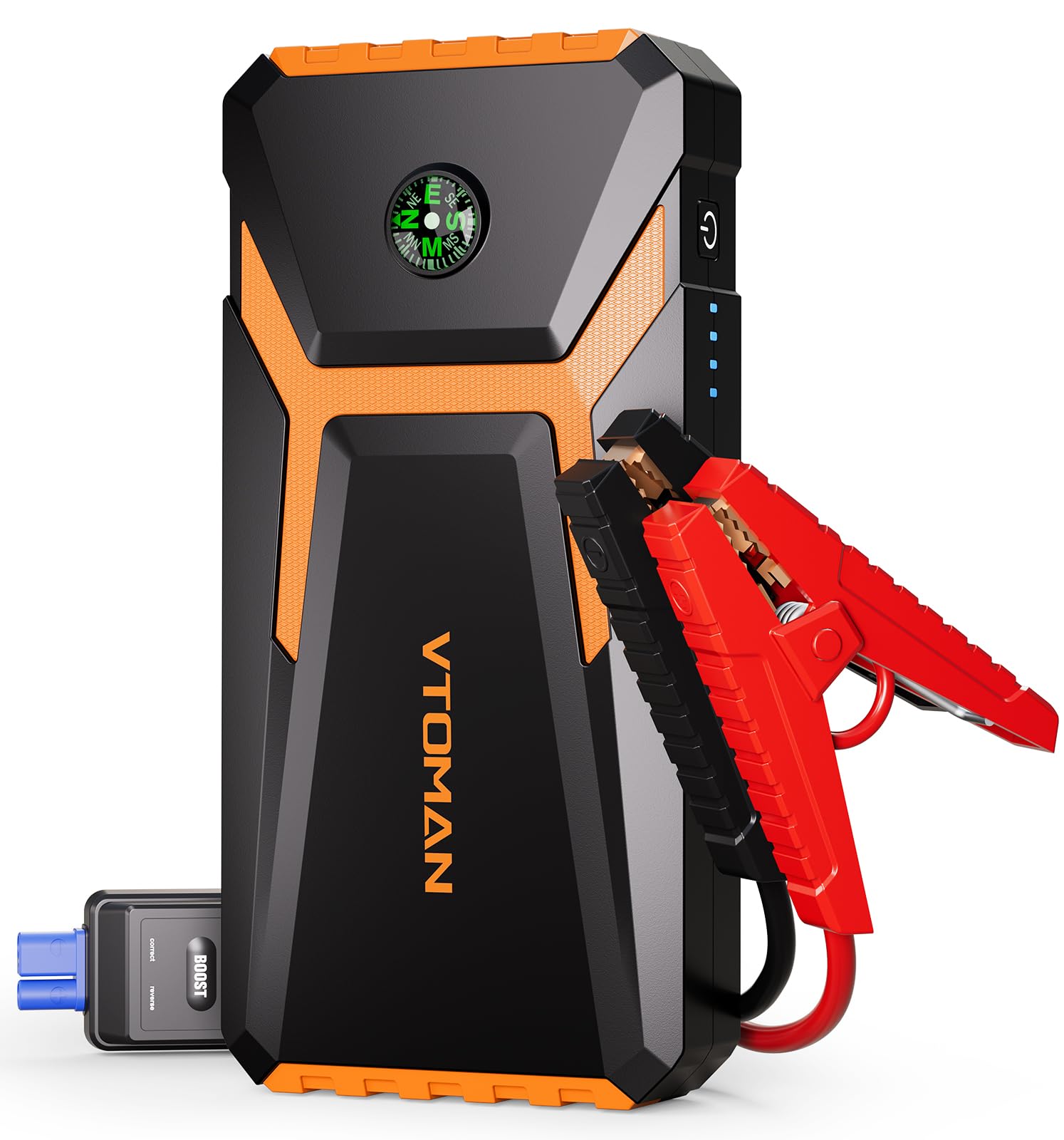 Vtoman V6 Pro Jump Starter, 2000A Car Battery Jumper Starter Portable For 7L Gas/5L Diesel Engines, Jump Box,12V Auto Jump Start