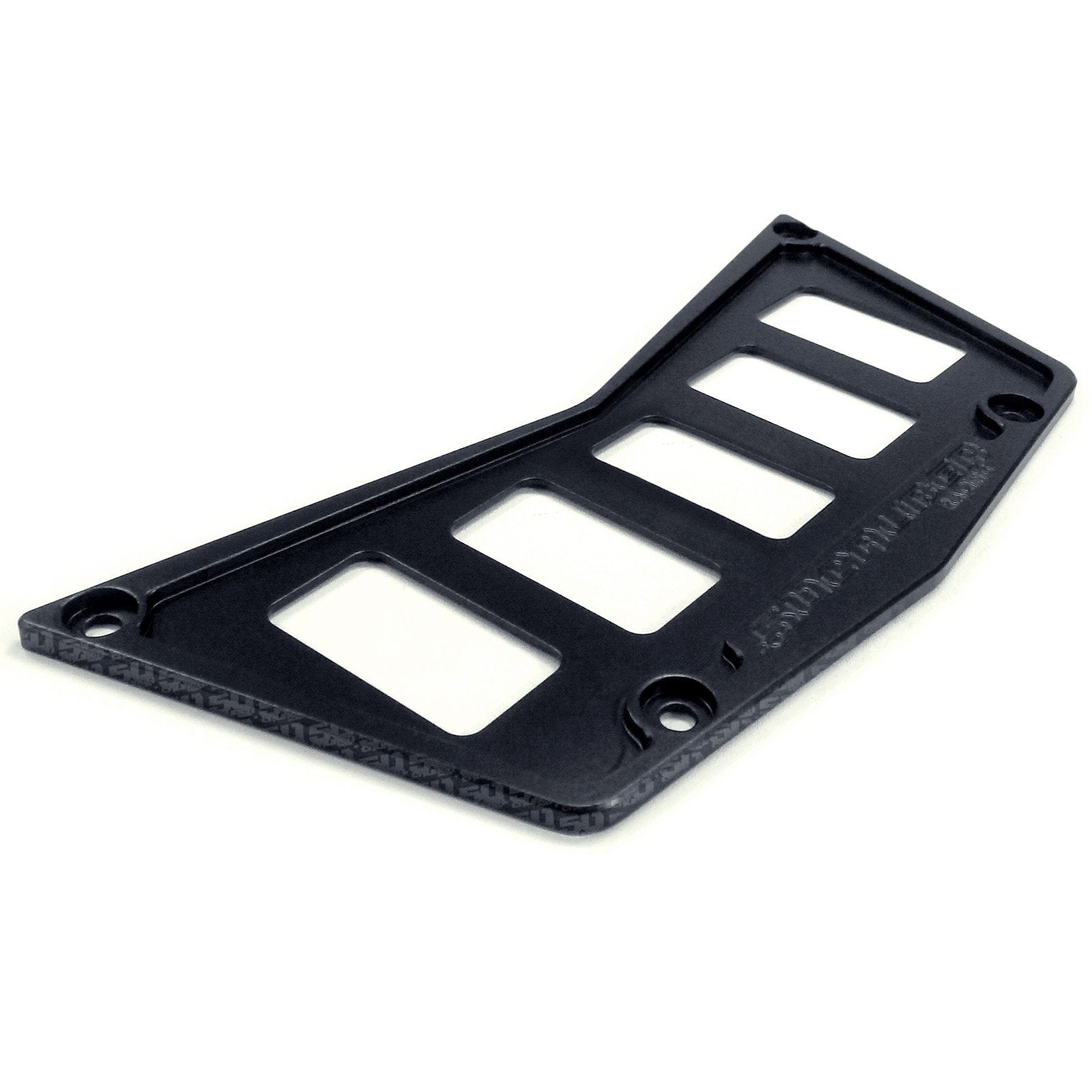 50 Caliber Racing 5 Switch Dash Panel - Powdercoated Black - Compatible With Rzr 570, 800, 900 [5357B]
