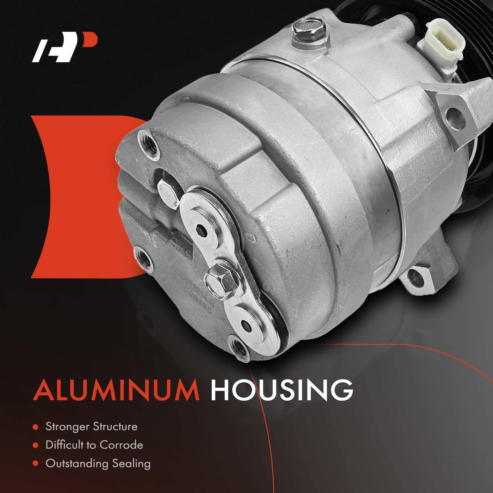 A-Premium Air Conditioner AC Compressor with Clutch Compatible with Buick LeSabre, Park Avenue, Riviera & Oldsmobile 88, 98, LSS